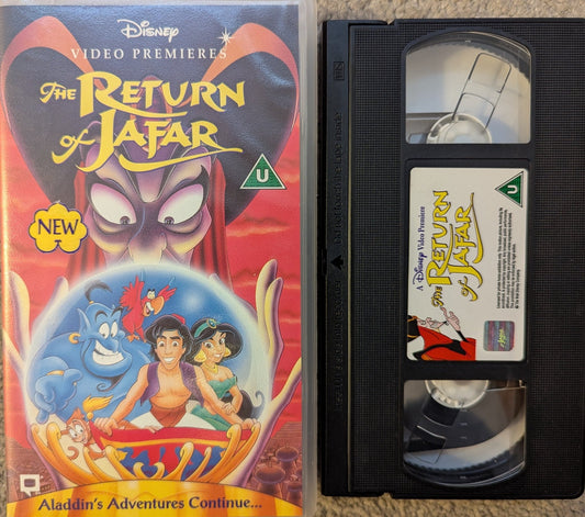 Aladdin The Return Of Jafar (1994) VHS Video - Flippin Retro Video Shop