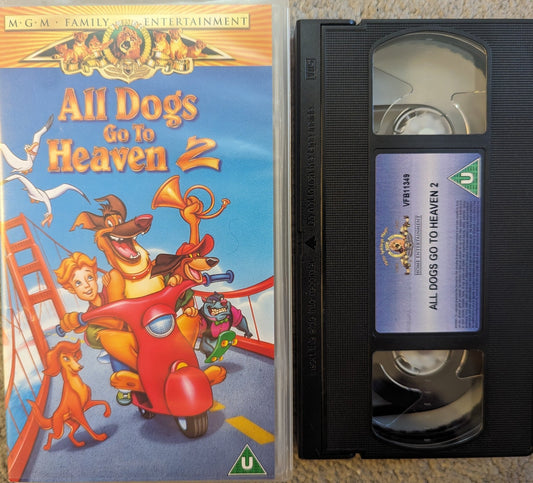 All Dogs Go To Heaven 2 (1996) VHS Video - Flippin Retro Video Shop