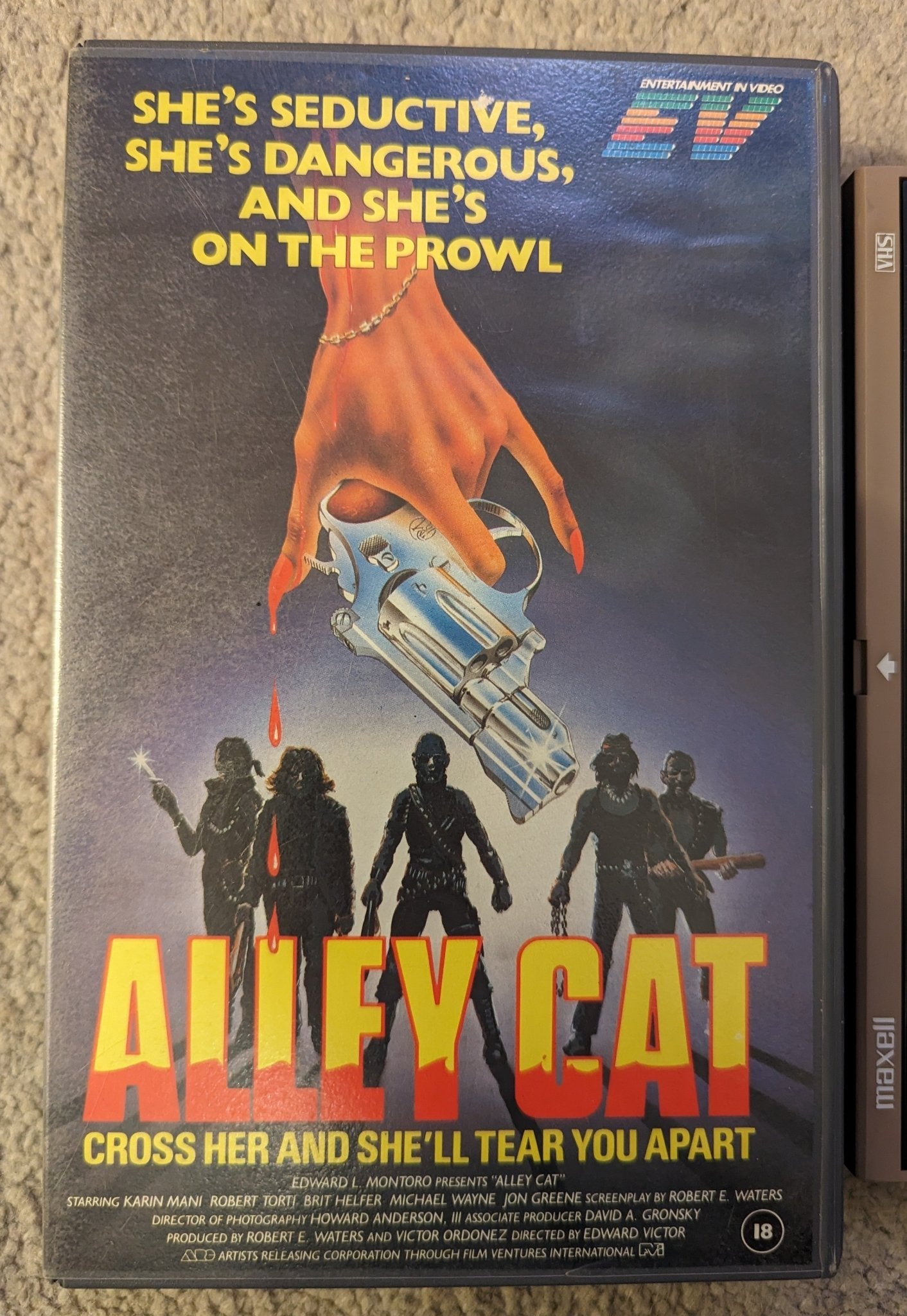 Alley Cat VHS Ex Rental (1984) - Flippin Retro Video Shop