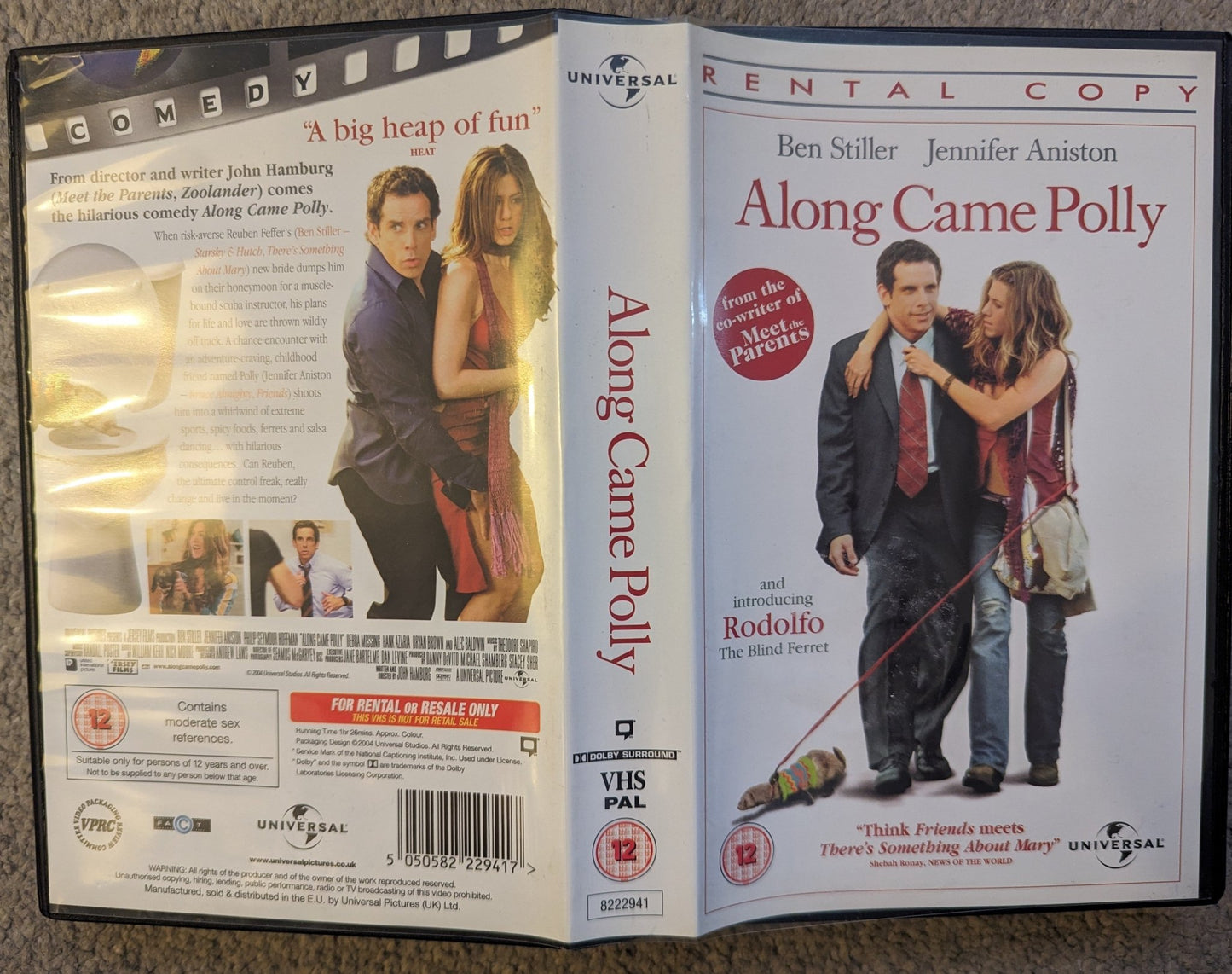 Along Came Polly (2004) VHS Video Ex Rental - Flippin Retro Video Shop