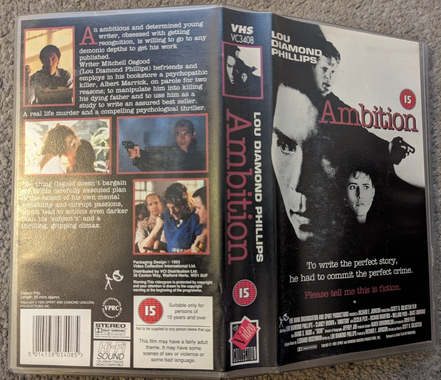 Ambition (1991) VHS Video - Flippin Retro Video Shop