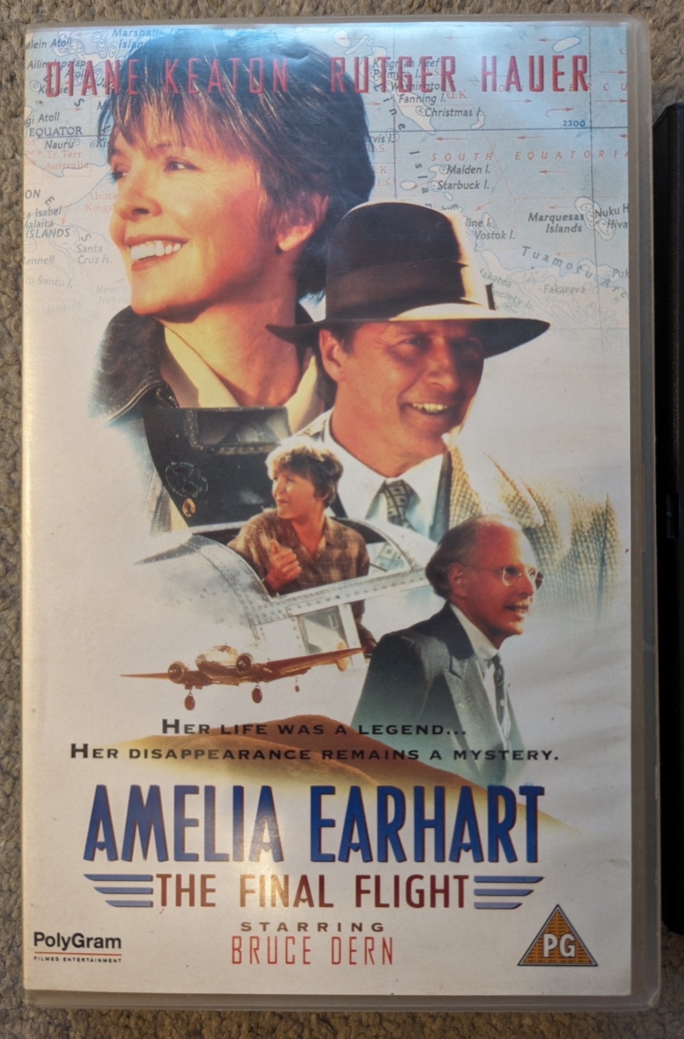 Amelia Earhart The Final Flight (1994) VHS Video Ex Rental - Flippin Retro Video Shop