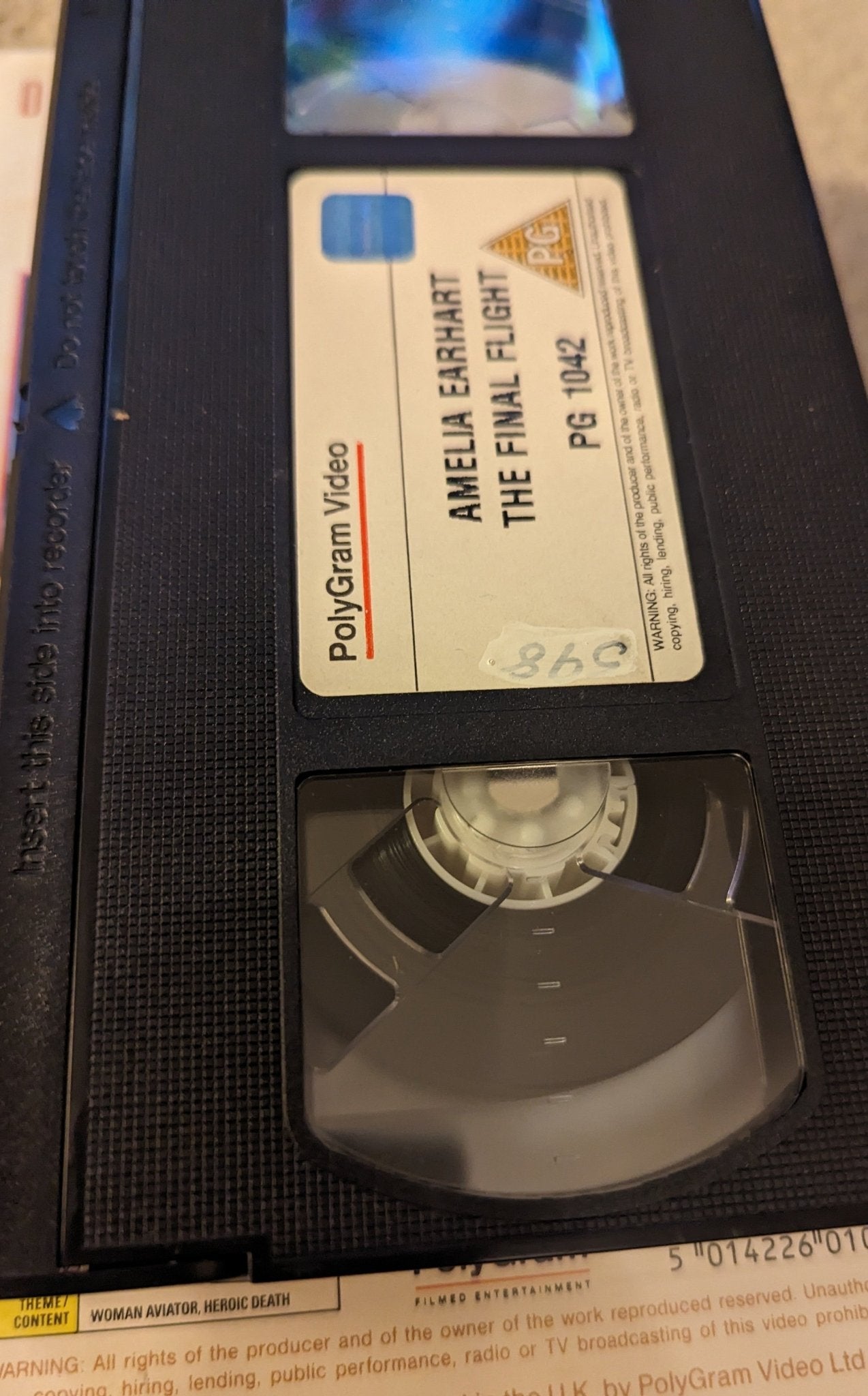 Amelia Earhart The Final Flight (1994) VHS Video Ex Rental - Flippin Retro Video Shop