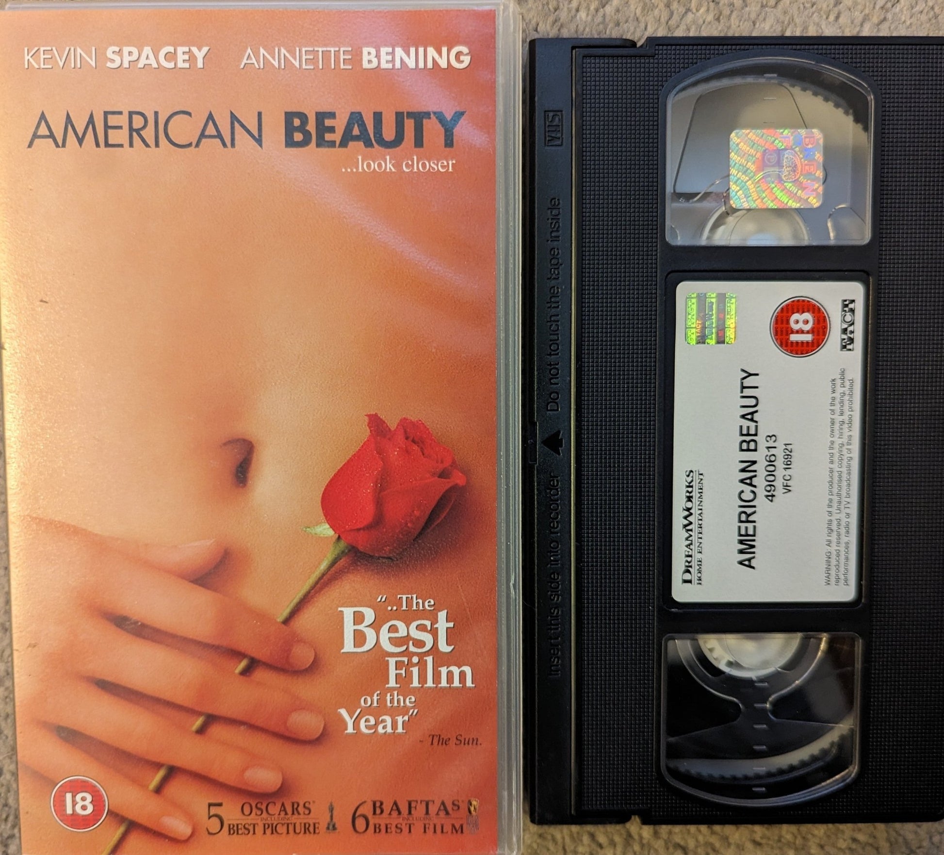 American Beauty (1999) VHS Video - Flippin Retro Video Shop