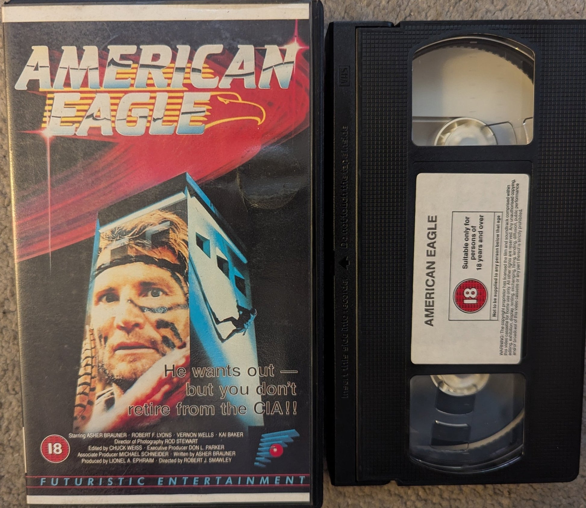 American Eagle (1989) VHS Video - Flippin Retro Video Shop