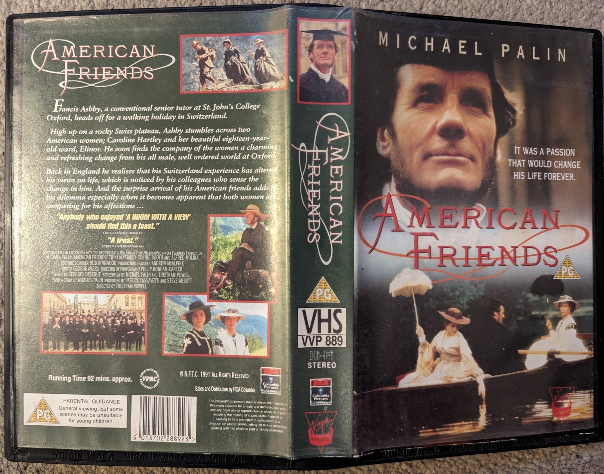 American Friends (1991) VHS Video Ex Rental - Flippin Retro Video Shop