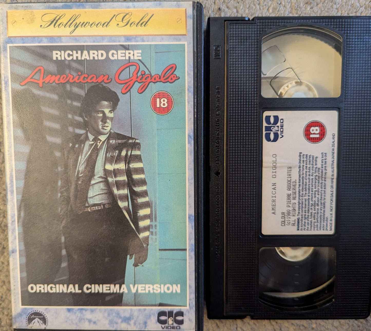 American Gigalo (1980) VHS Video - Flippin Retro Video Shop