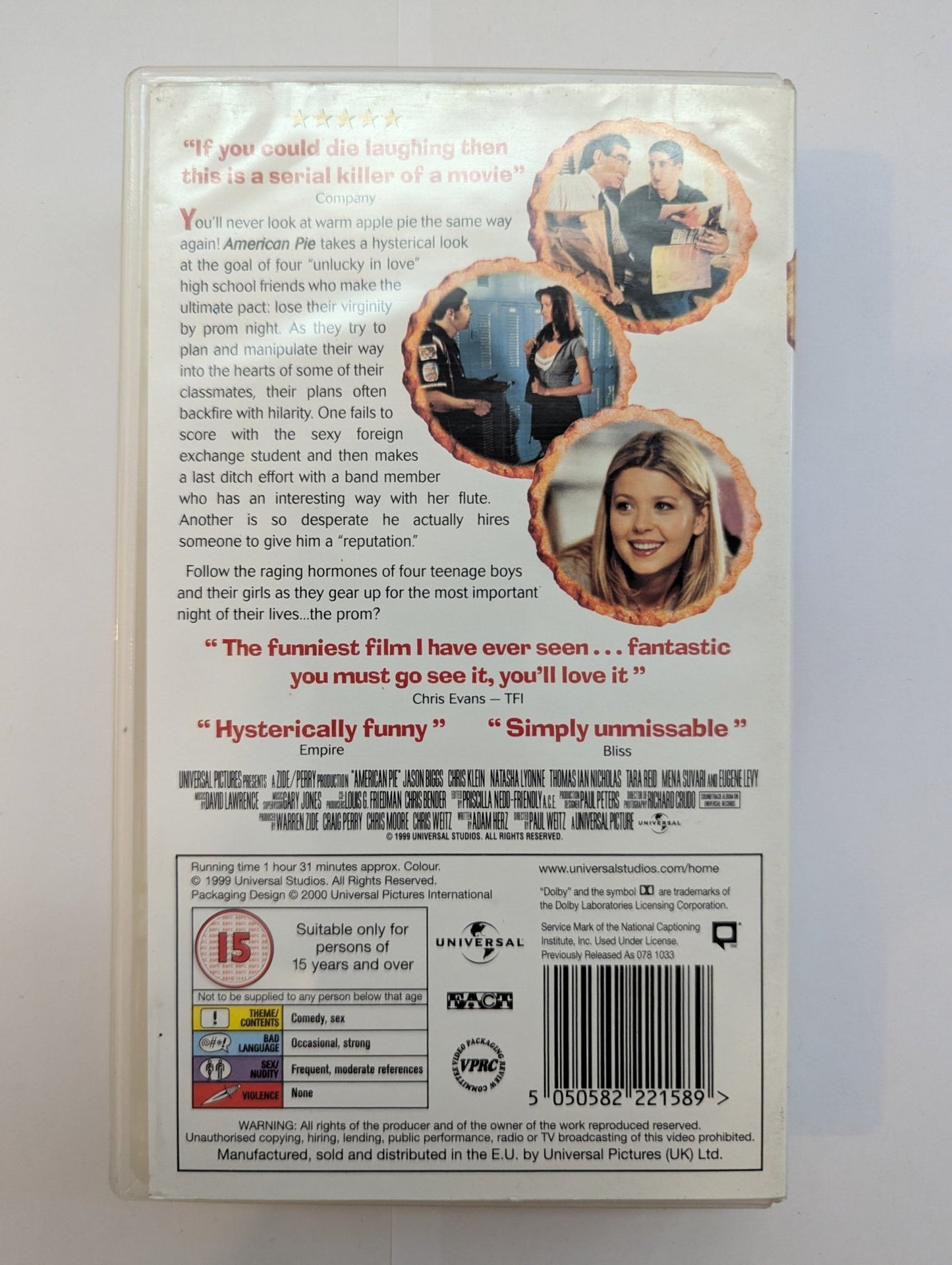 American Pie (1999) VHS Video - Flippin Retro Video Shop