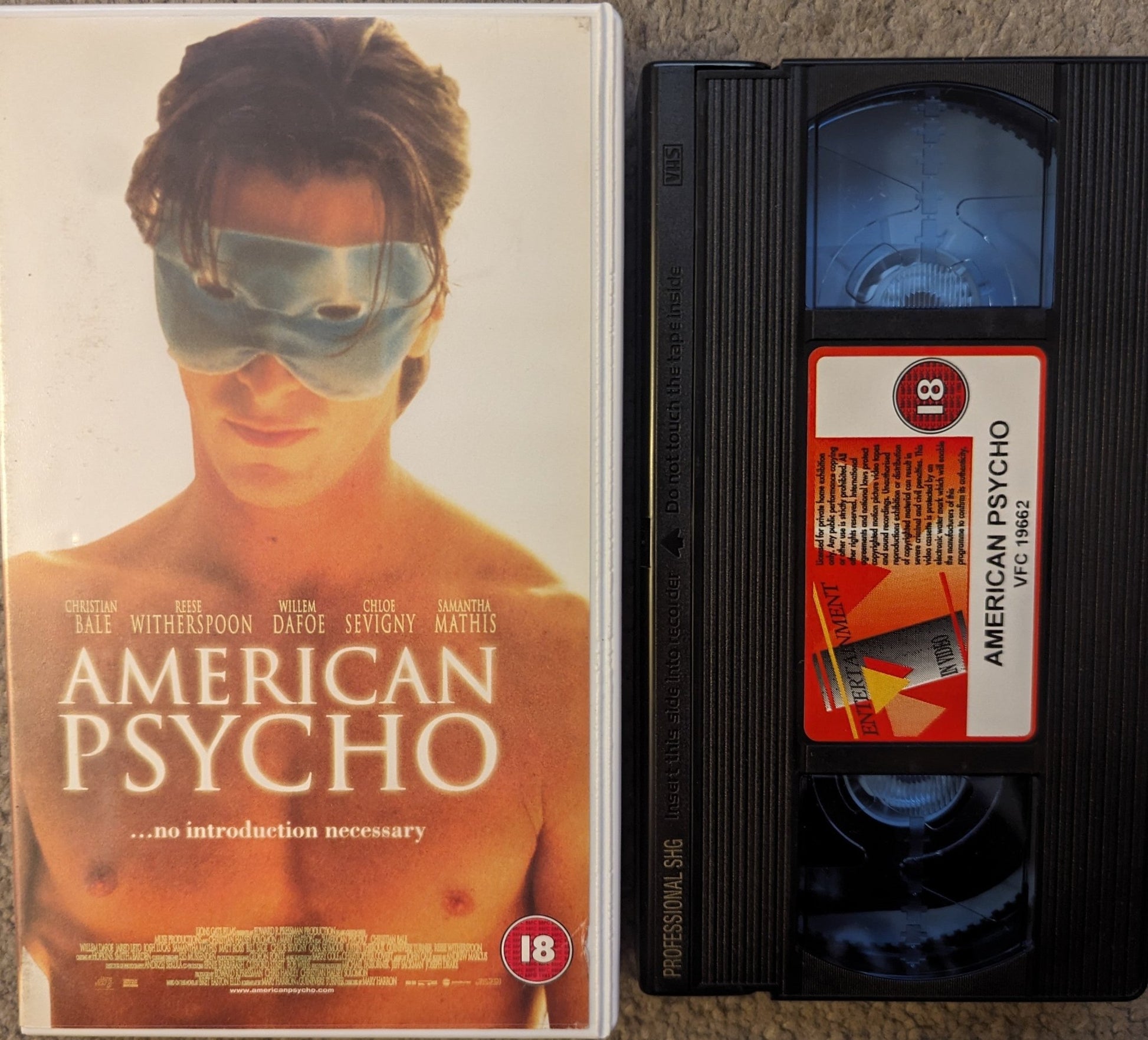 American Psycho (2000) VHS Video - Flippin Retro Video Shop