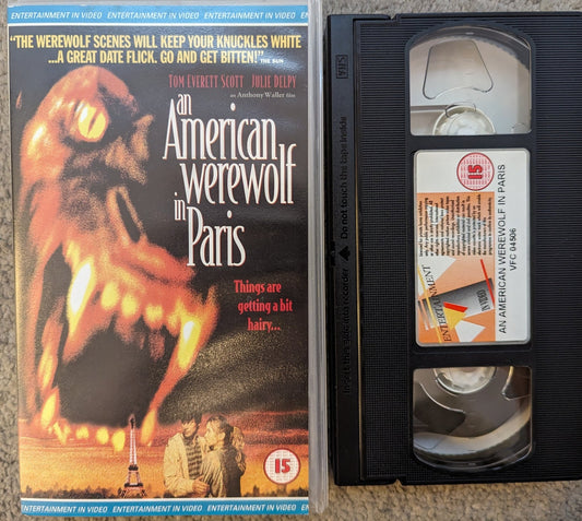 American Werewolf In Paris (1997) VHS Video - Flippin Retro Video Shop