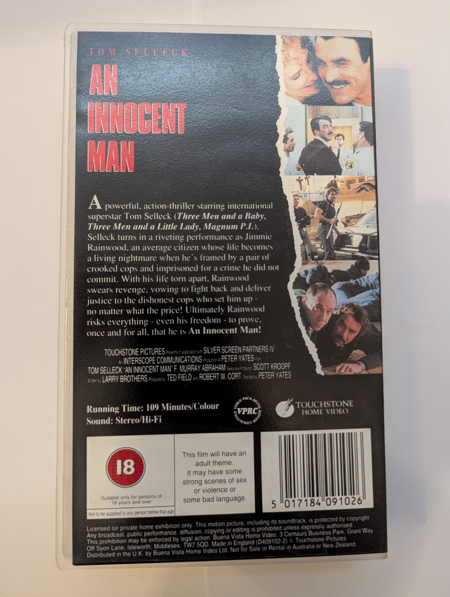 An Innocent Man (1989) VHS Video - Flippin Retro