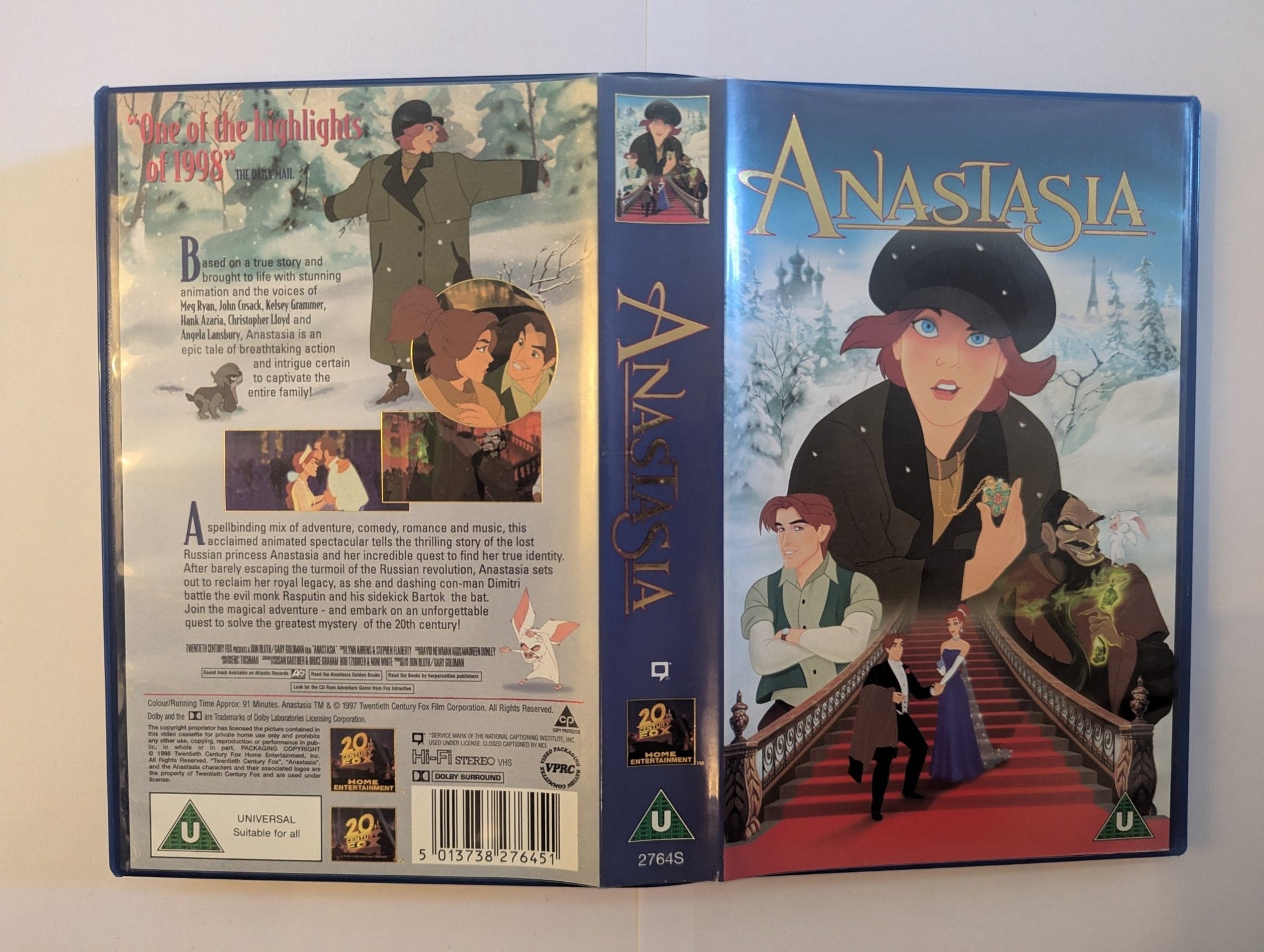 Anastasia (1997) VHS Video - Flippin Retro Video Shop