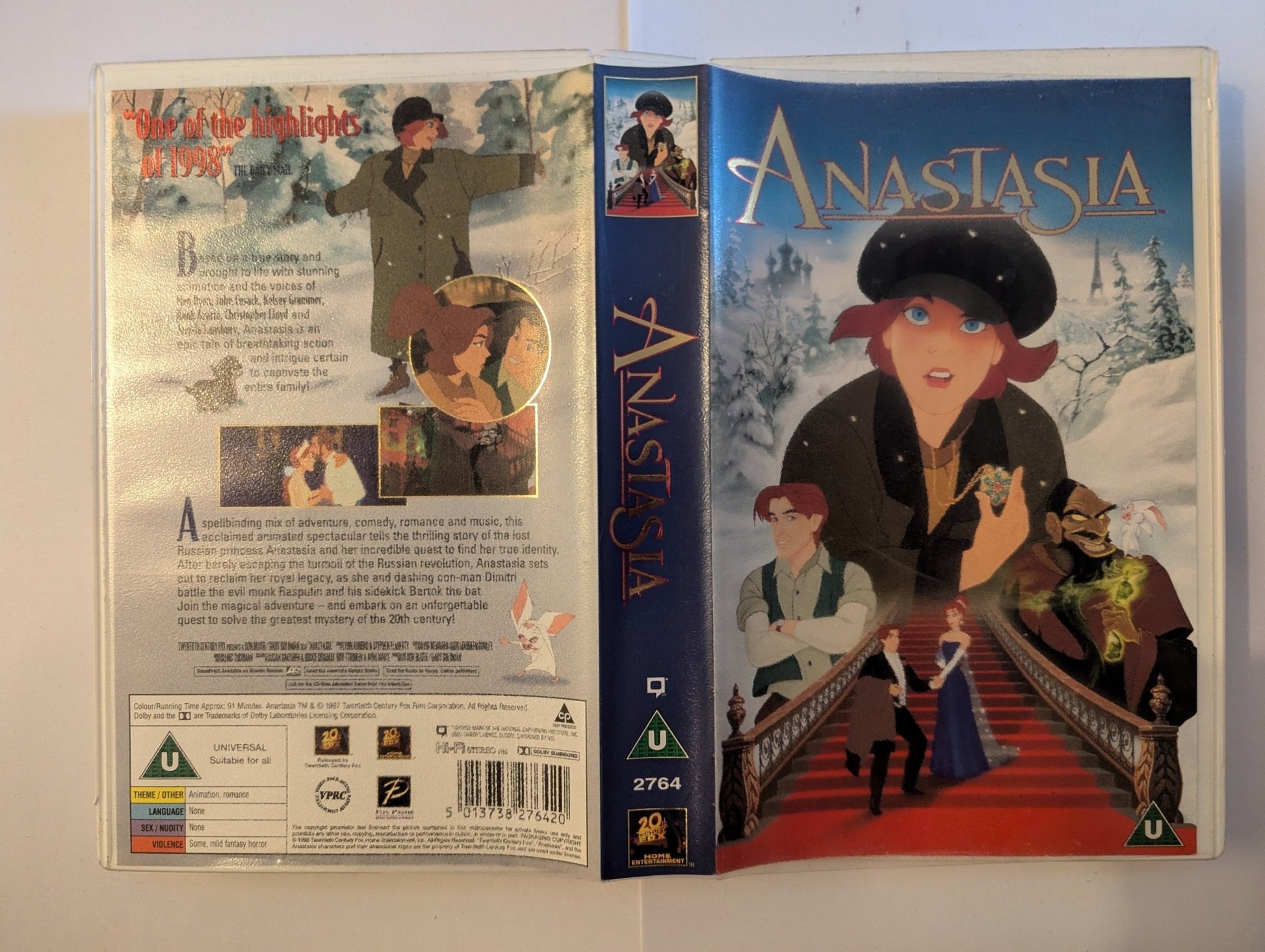 Anastasia (1997) VHS Video Ex Rental - Flippin Retro