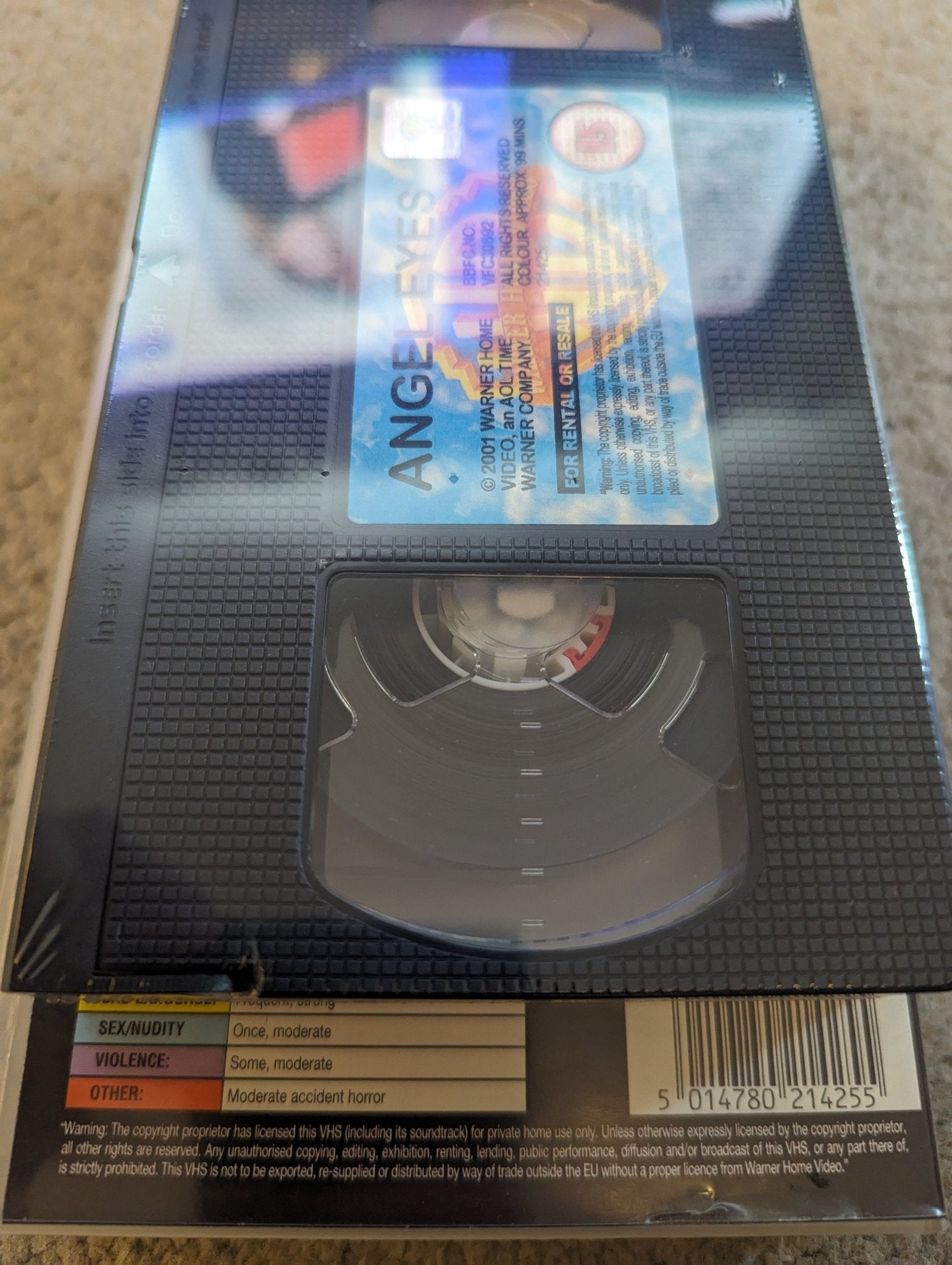 Angel Eyes (2001) VHS Video *Sealed* - Flippin Retro Video Shop