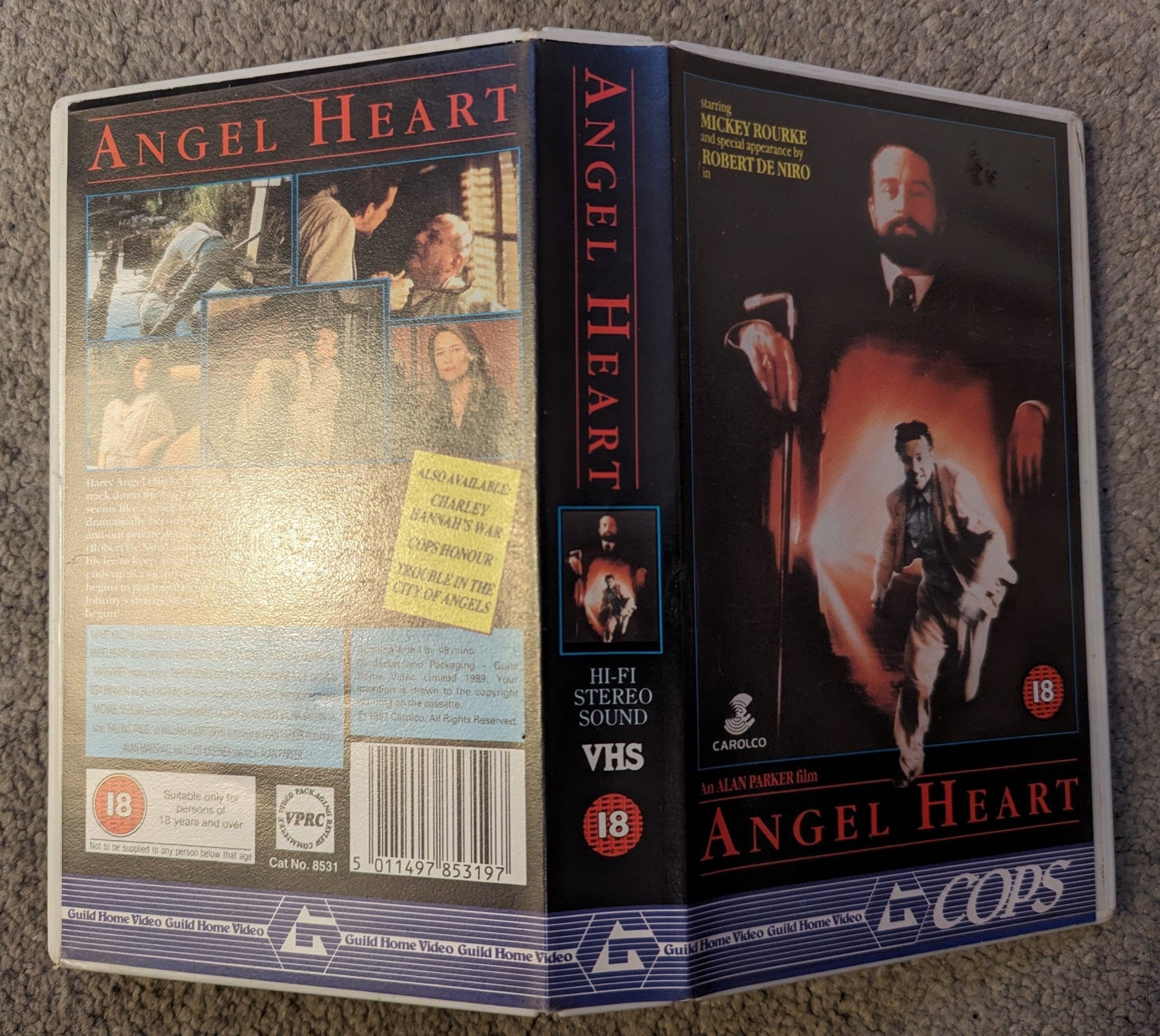 Angel Heart (1987) VHS Video - Flippin Retro Video Shop