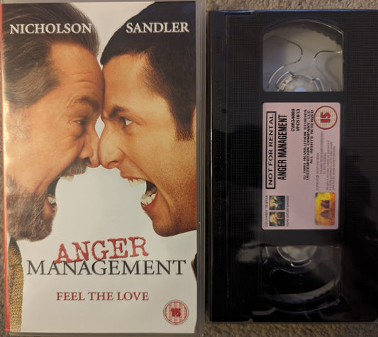 Anger Management (2003) VHS Video *Sealed* - Flippin Retro Video Shop