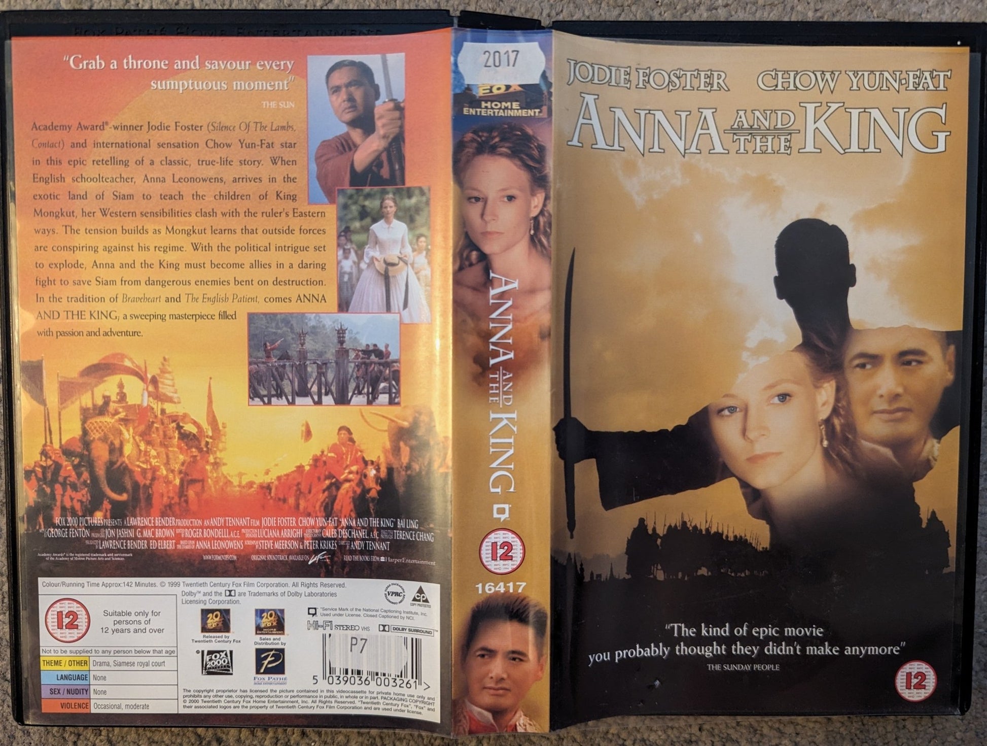 Anna And The King (1999) VHS Video Ex Rental - Flippin Retro Video Shop