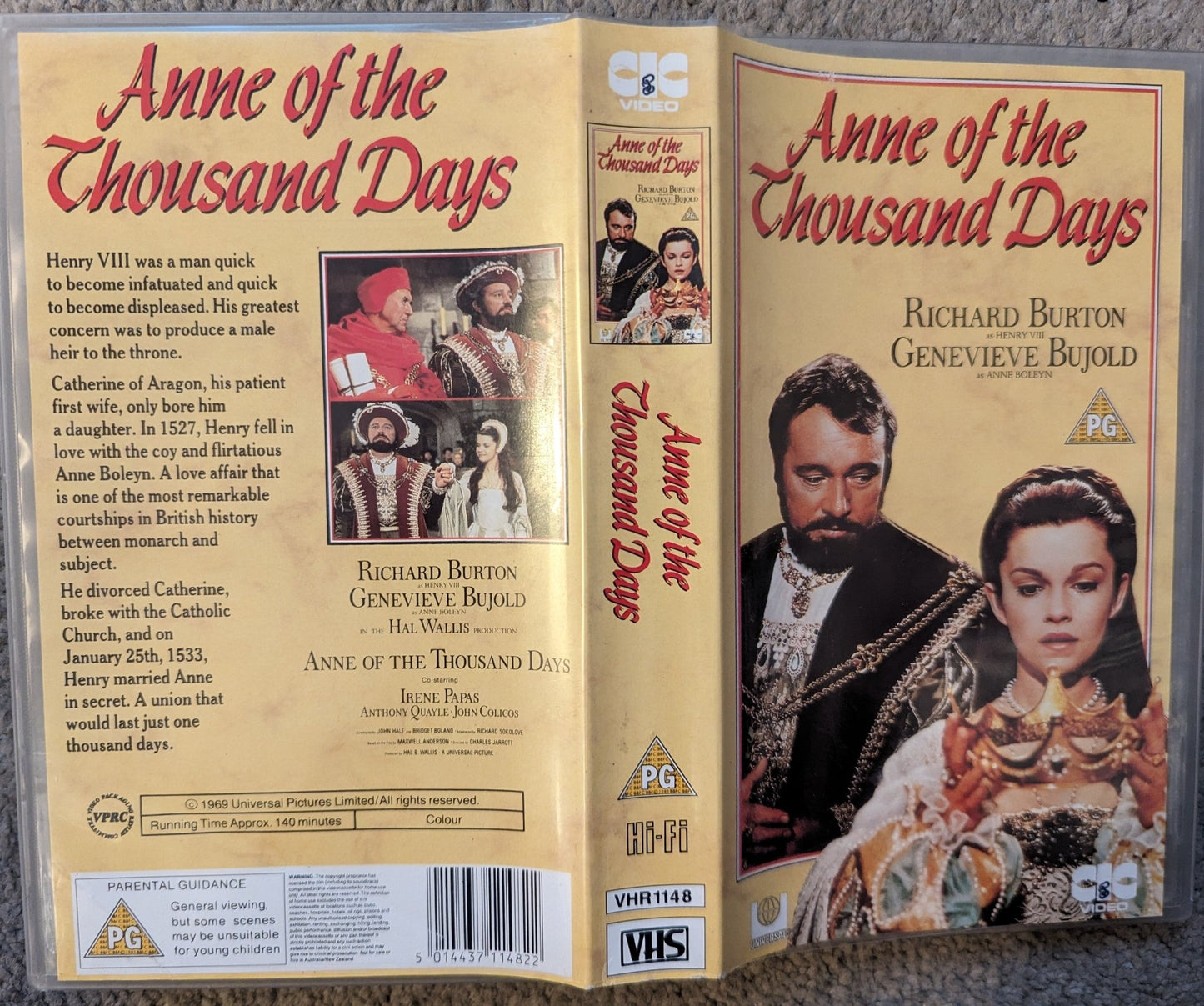 Anne Of A Thousand Days (1969) VHS Video - Flippin Retro Video Shop