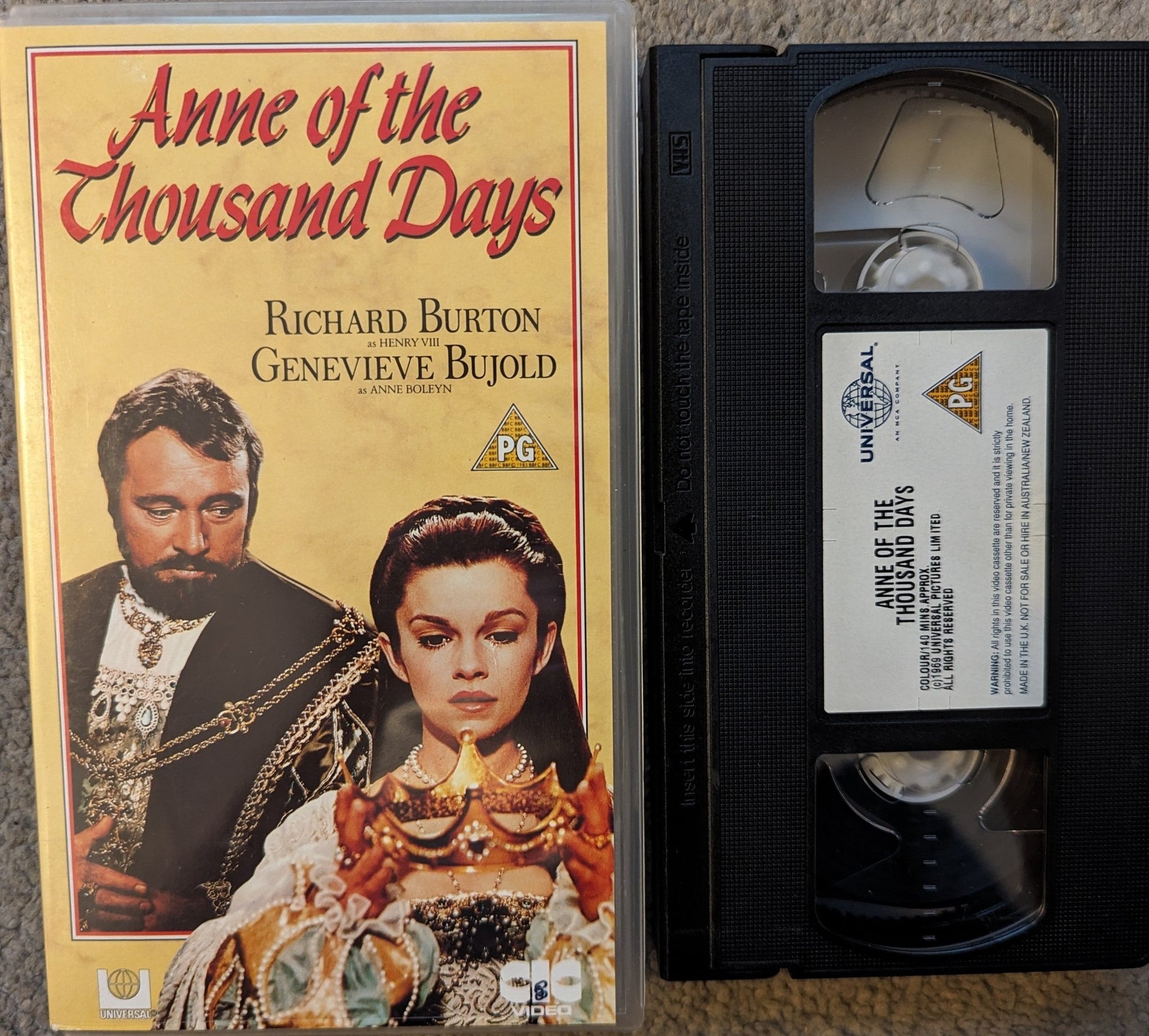 Anne Of A Thousand Days (1969) VHS Video - Flippin Retro Video Shop