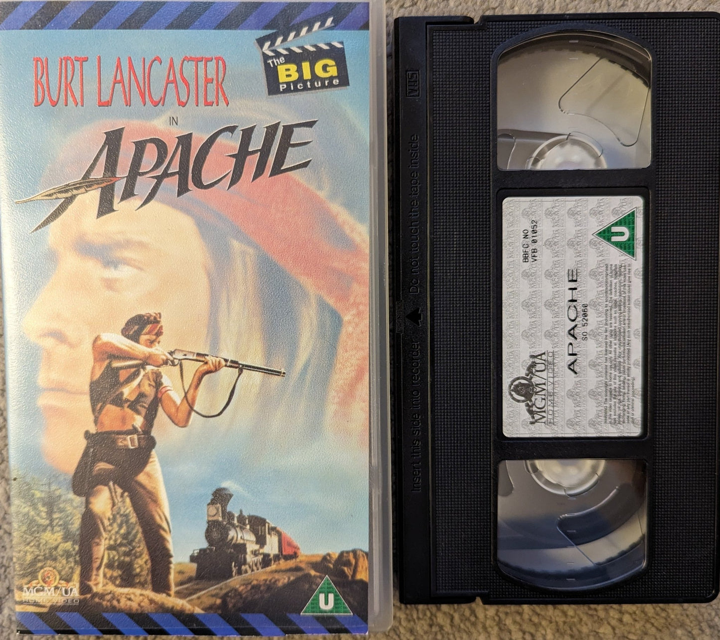 Apache (1954) VHS Video - Flippin Retro Video Shop