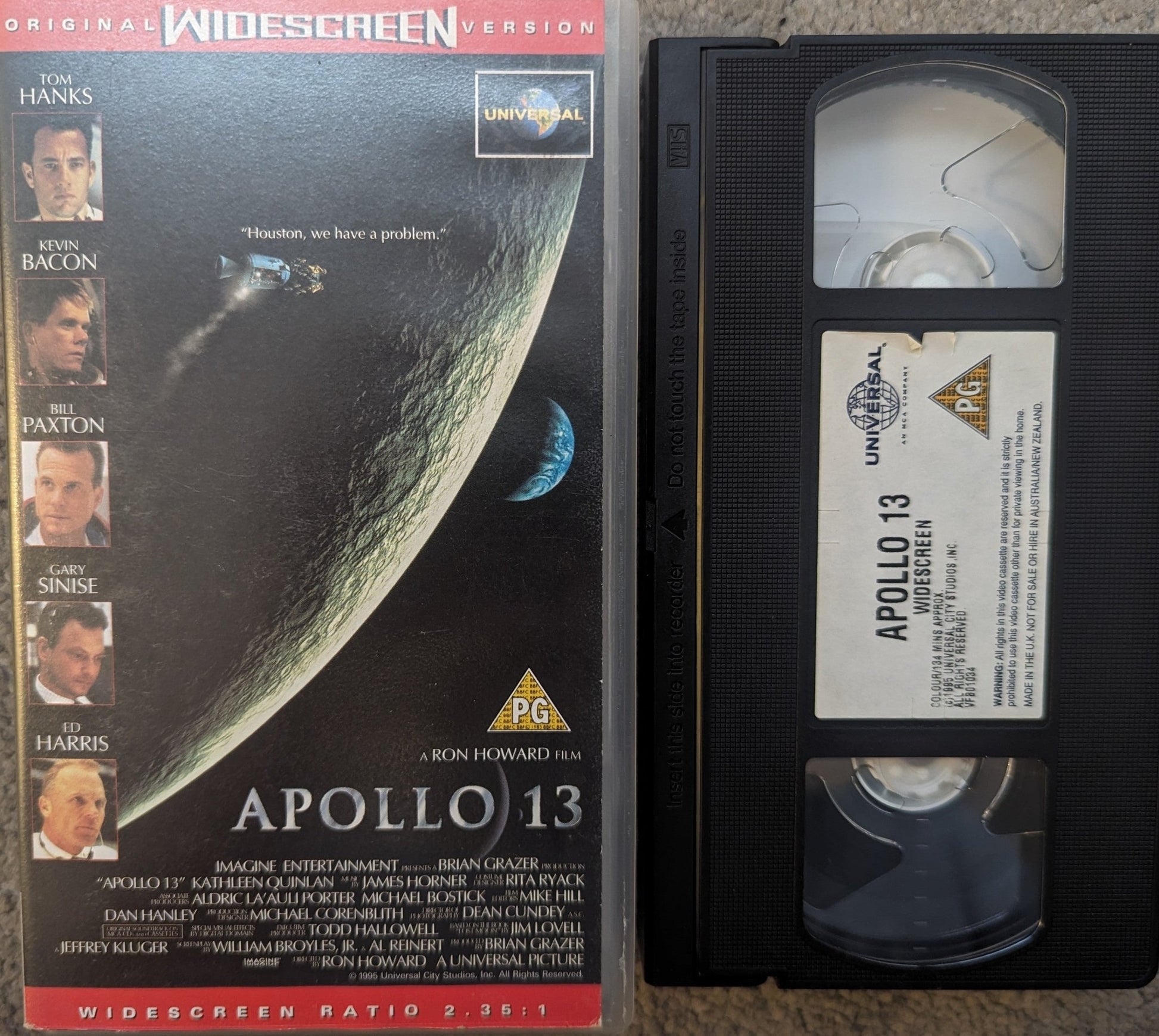 Apollo 13 (1995) VHS Video Wide - screen - Flippin Retro Video Shop