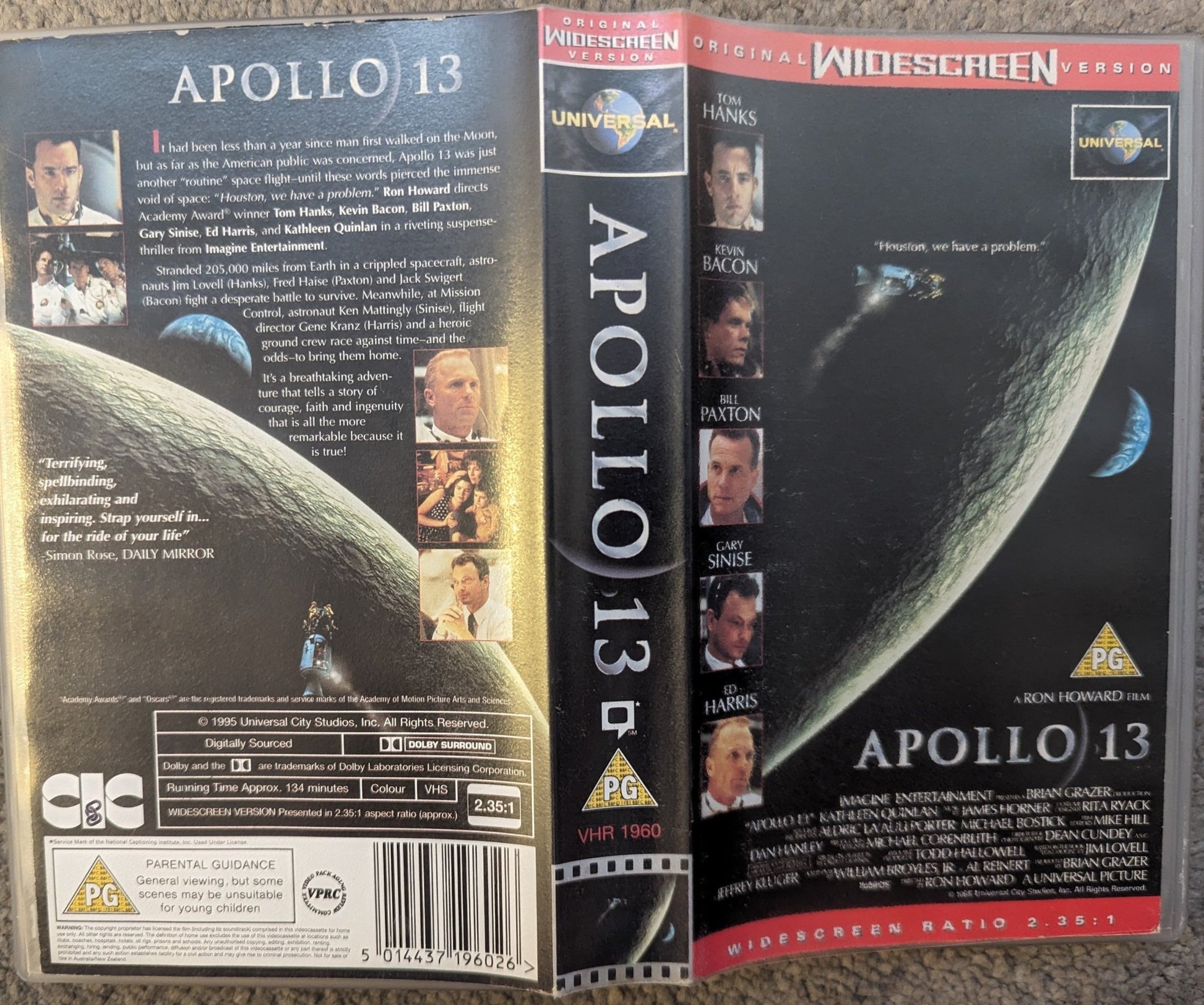 Apollo 13 (1995) VHS Video Wide - screen - Flippin Retro Video Shop