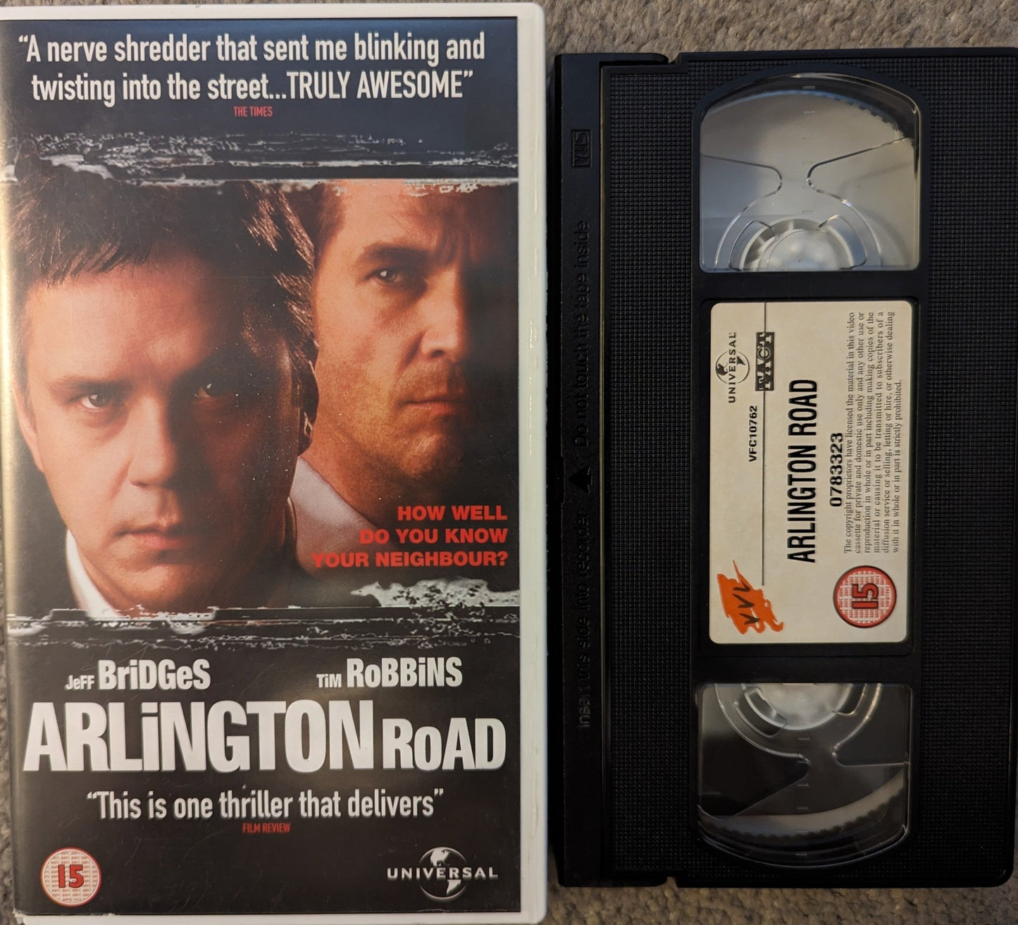 Arlington Road (1999) VHS Video (White Case) - Flippin Retro Video Shop