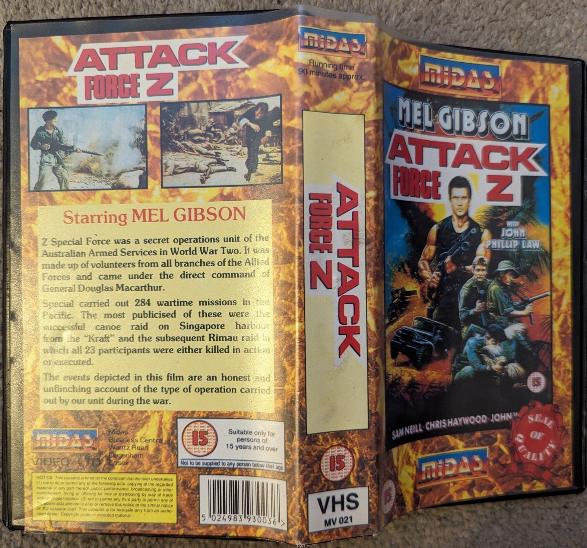 Attack Force Z (1982) VHS Video - Flippin Retro Video Shop