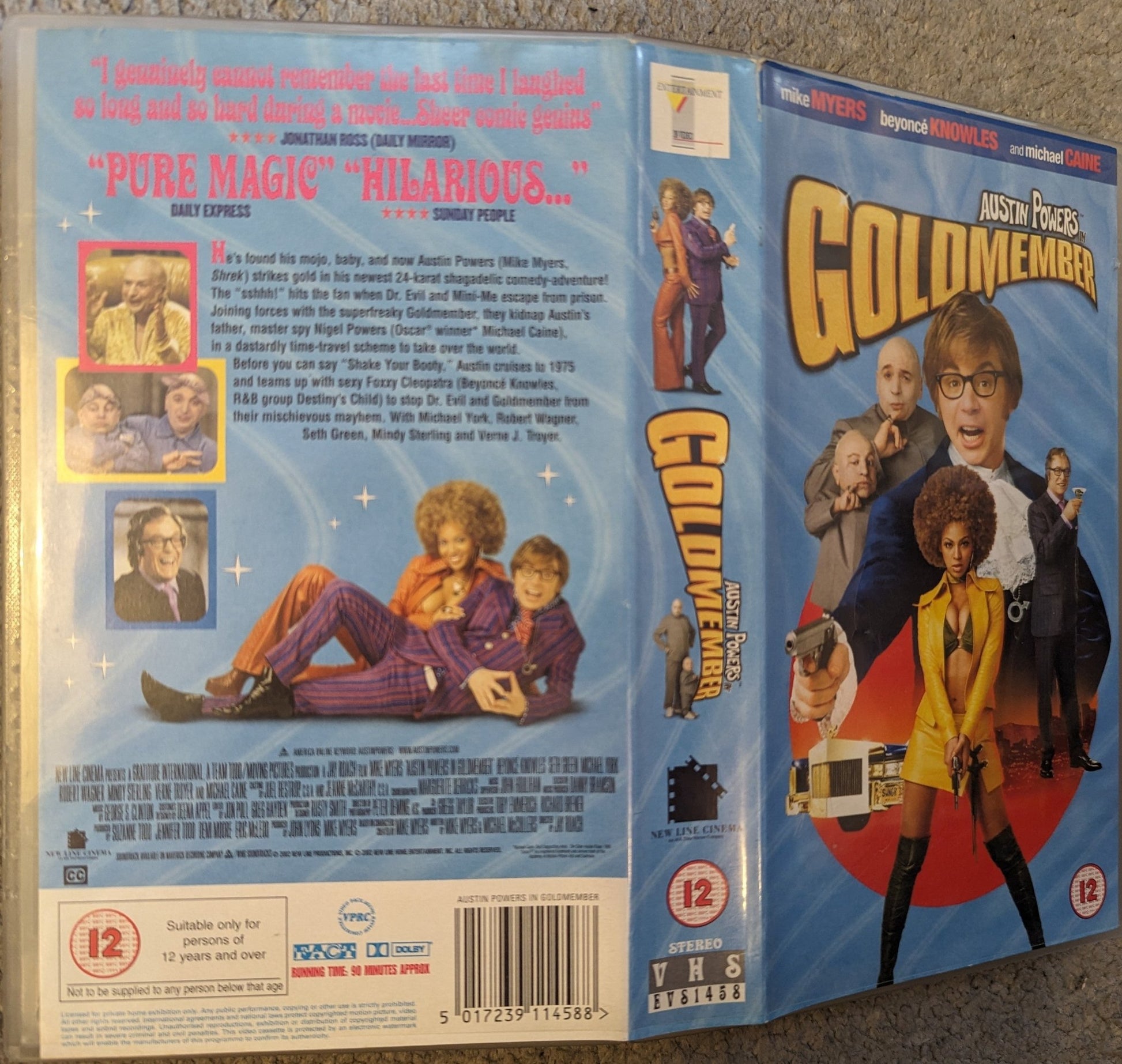 Austin Powers Gold Member (2002) VHS Video - Flippin Retro Video Shop