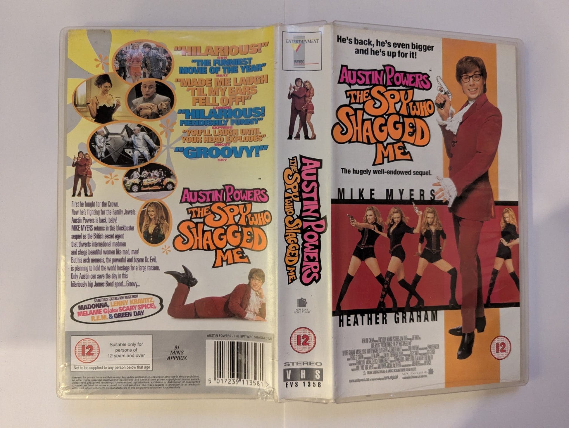 Austin Powers The Spy Who Shagged Me (1999) VHS Video - Flippin Retro