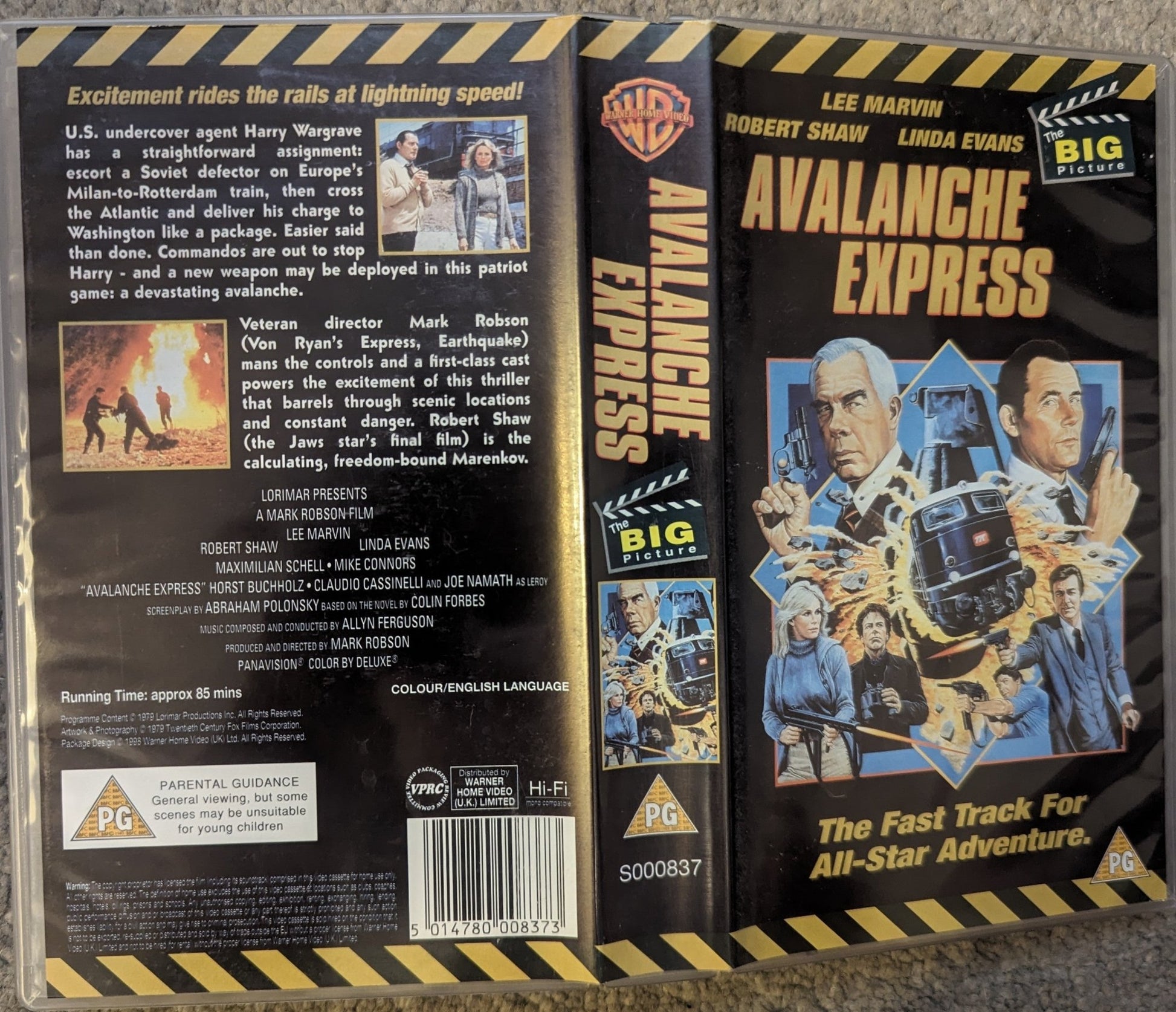 Avalanche Express (1979) VHS Video - Flippin Retro Video Shop