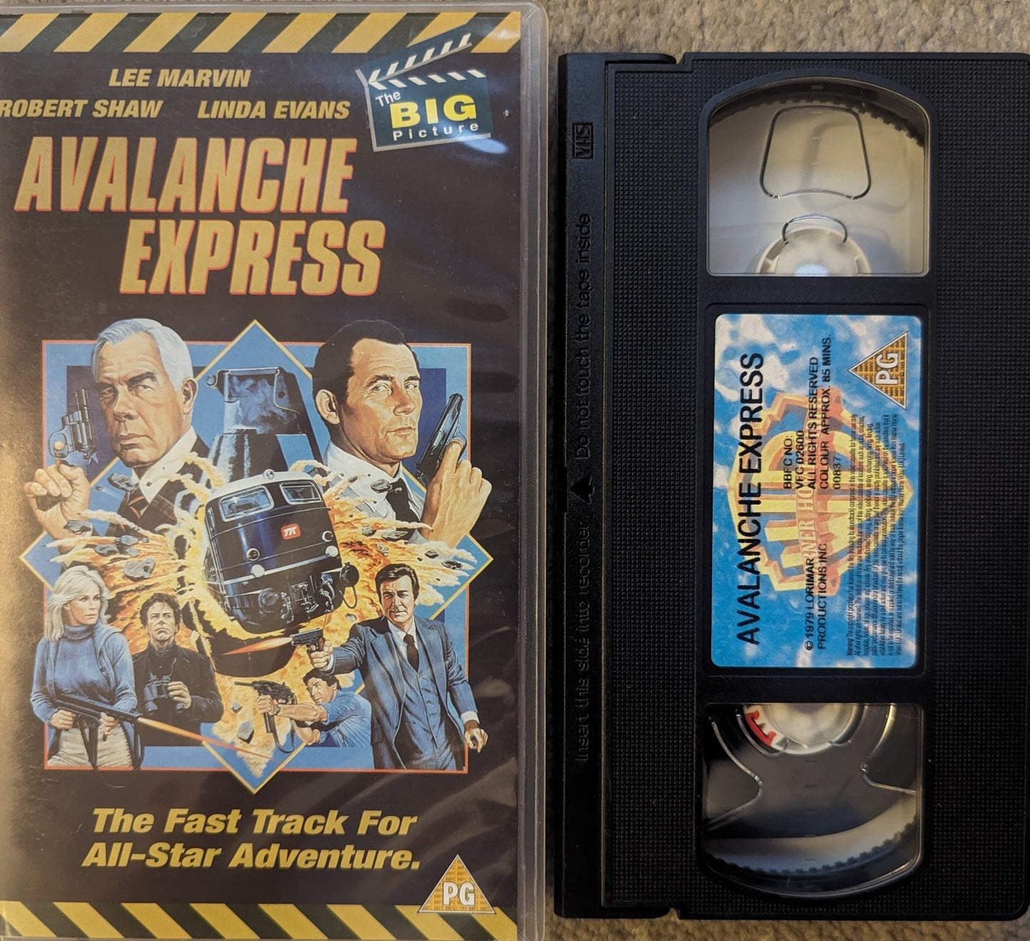 Avalanche Express (1979) VHS Video - Flippin Retro Video Shop