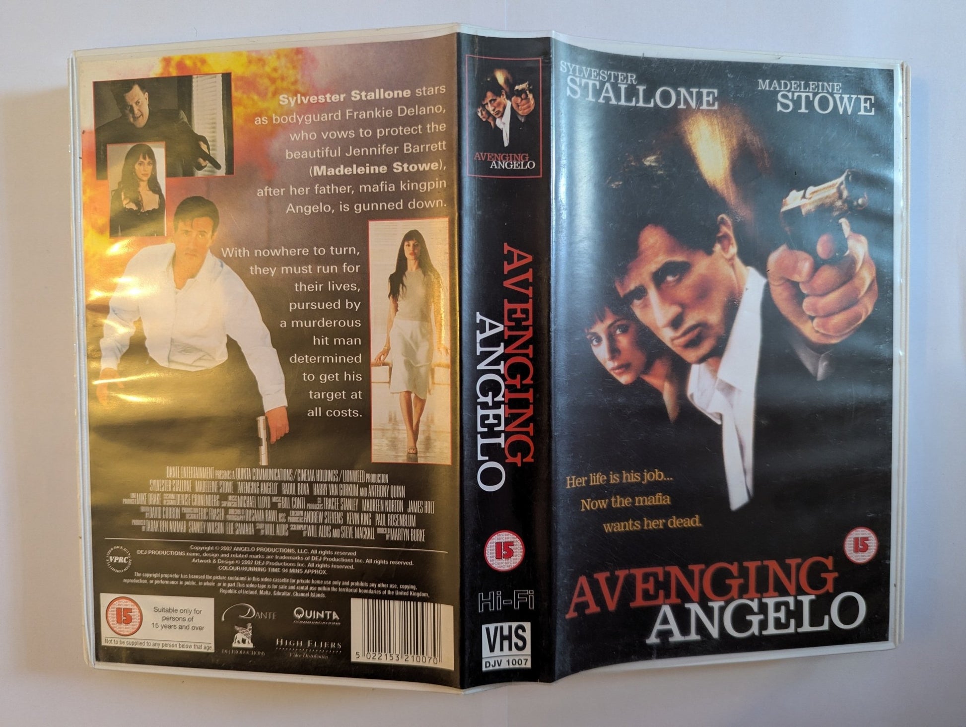 Avenging Angelo (2002) VHS Video Ex Rental - Flippin Retro Video Shop