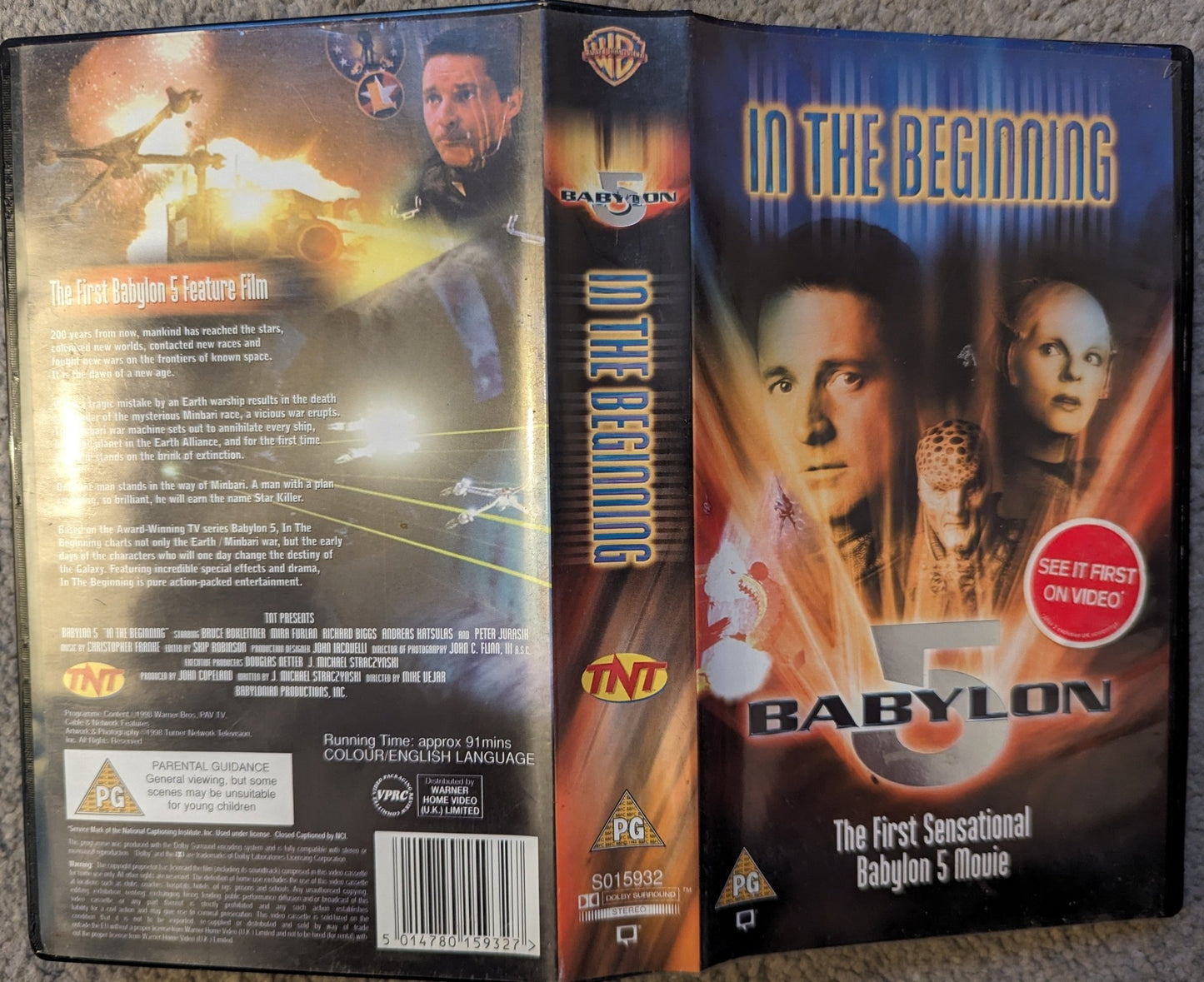 Babylon 5 In The Beginning VHS Video - Flippin Retro Video Shop