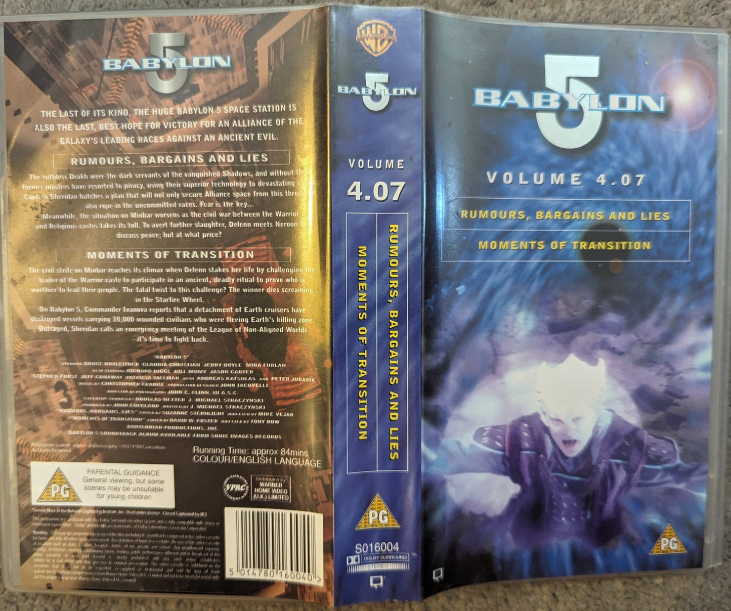 Babylon 5 Volume 4 .07 VHS Video *Sealed* - Flippin Retro Video Shop