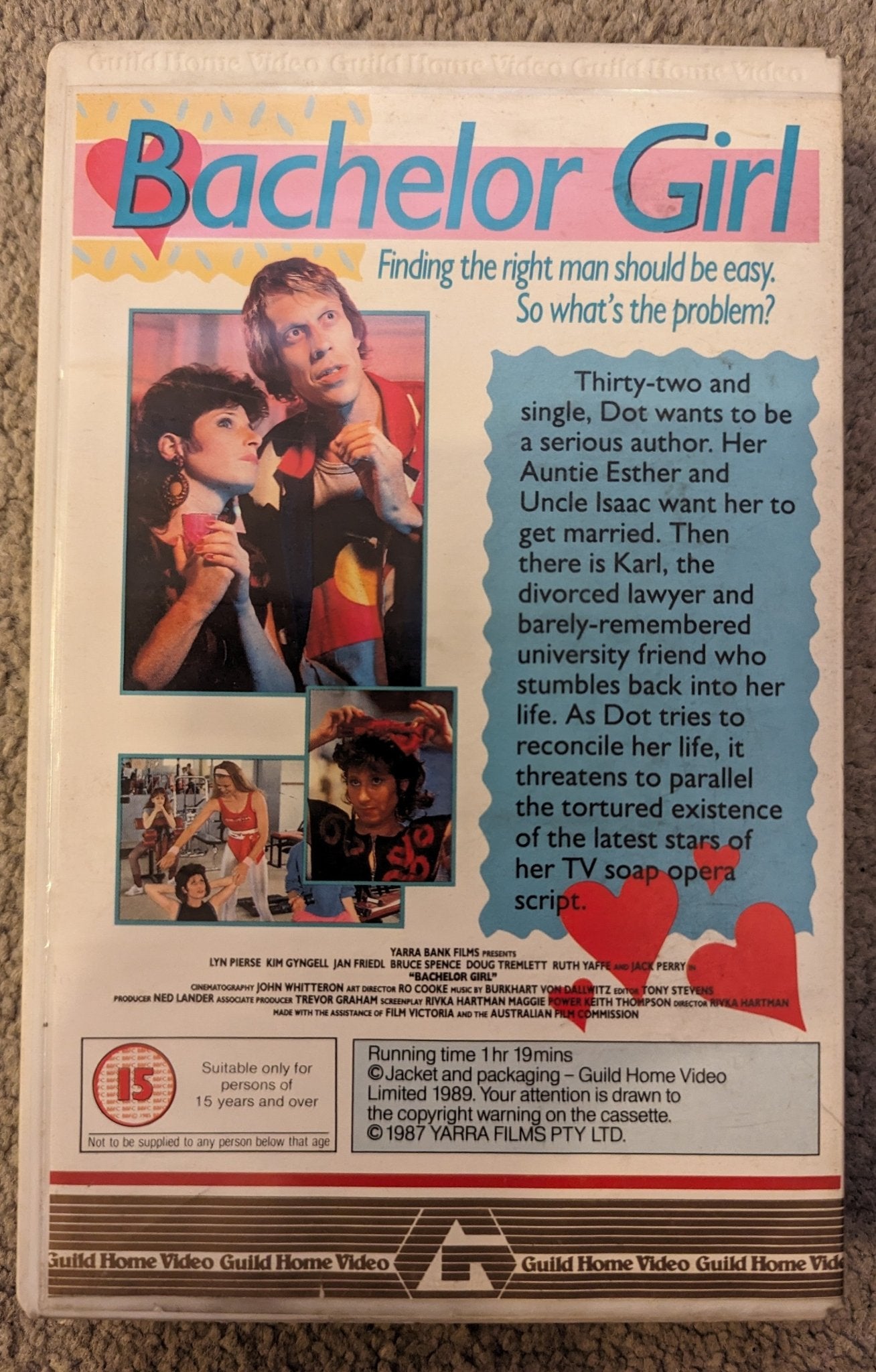 Bachelor Girl (1987) VHS Ex Rental - Flippin Retro Video Shop