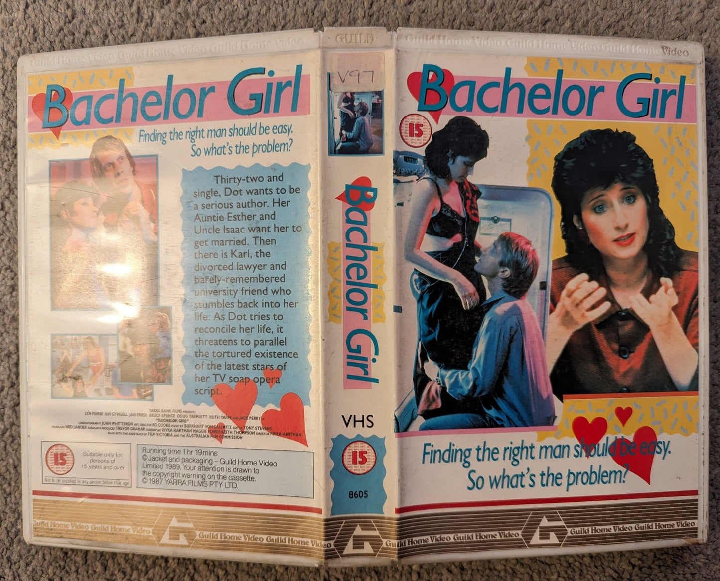 Bachelor Girl (1987) VHS Ex Rental - Flippin Retro Video Shop