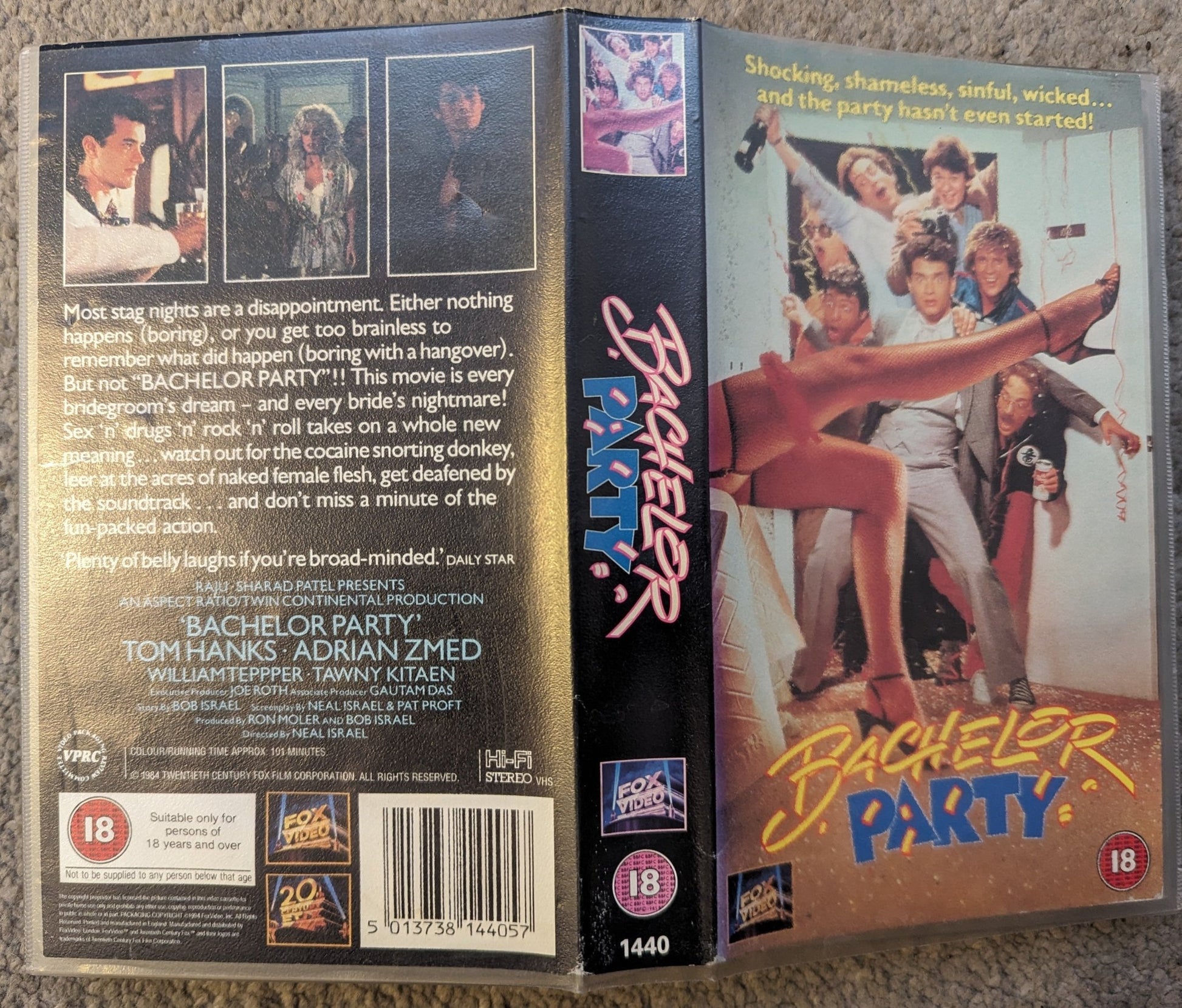 Bachelor Party (1984) VHS Video - Flippin Retro Video Shop