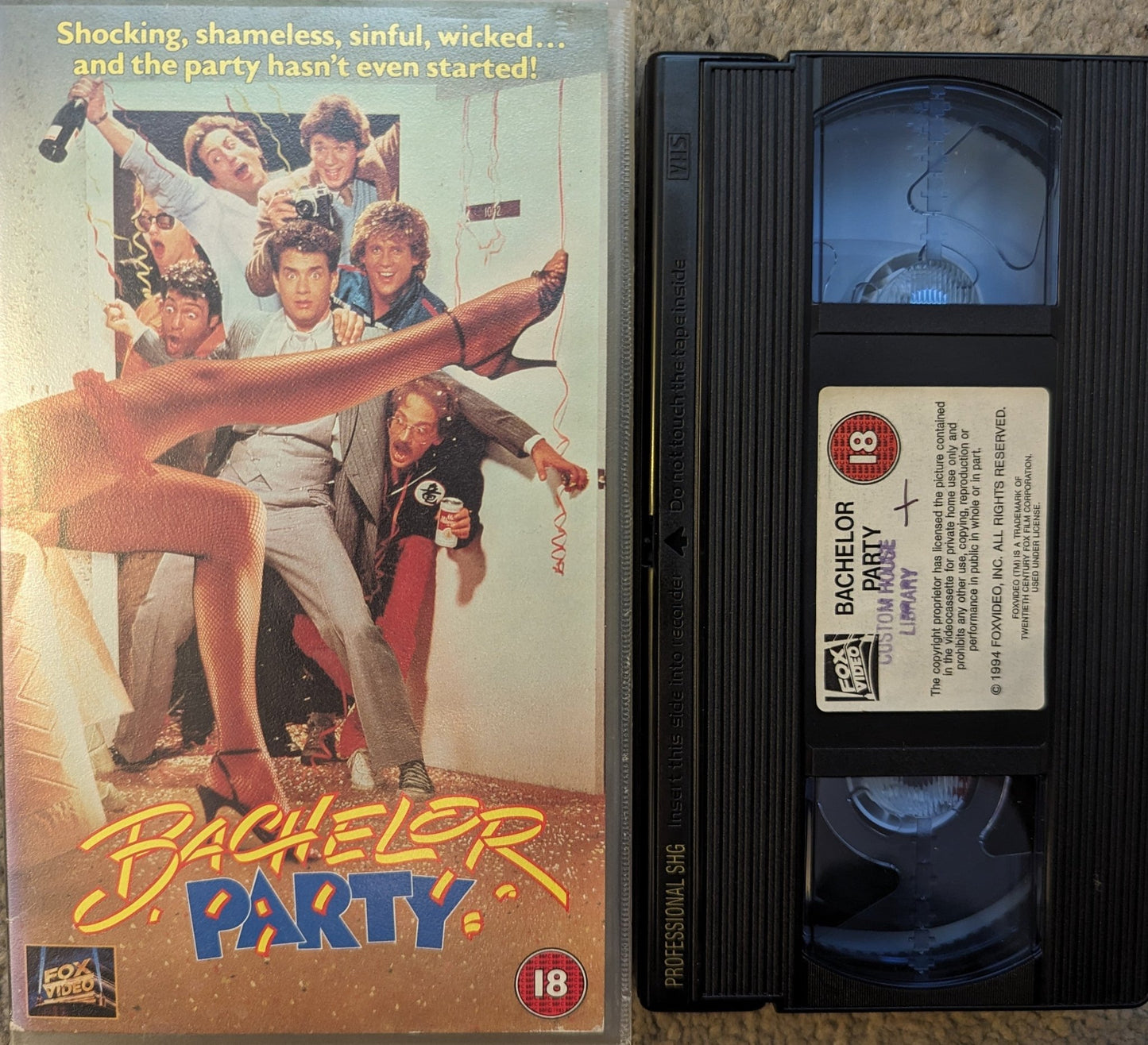 Bachelor Party (1984) VHS Video - Flippin Retro Video Shop