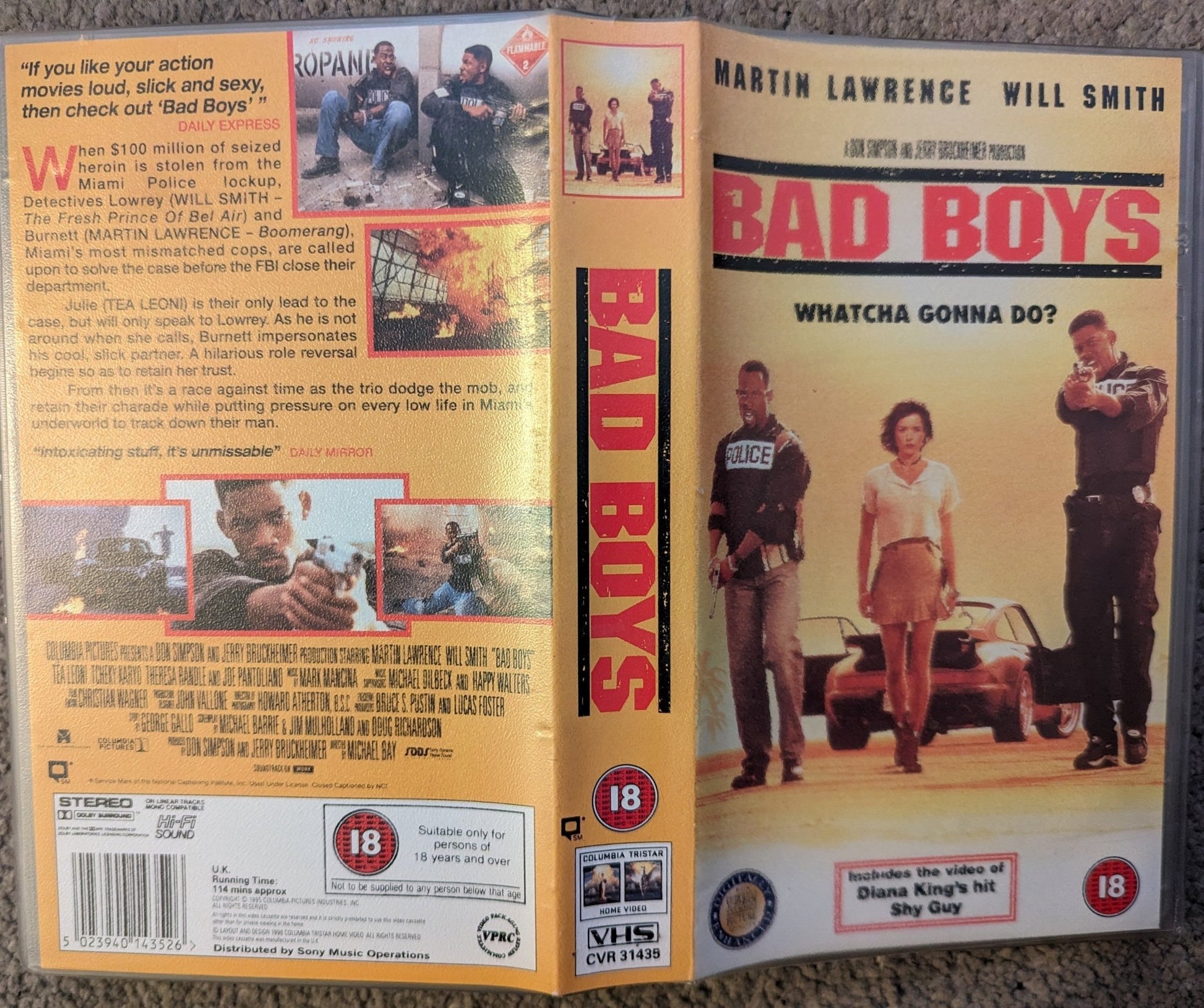 Bad Boys (1995) VHS Video - Flippin Retro Video Shop