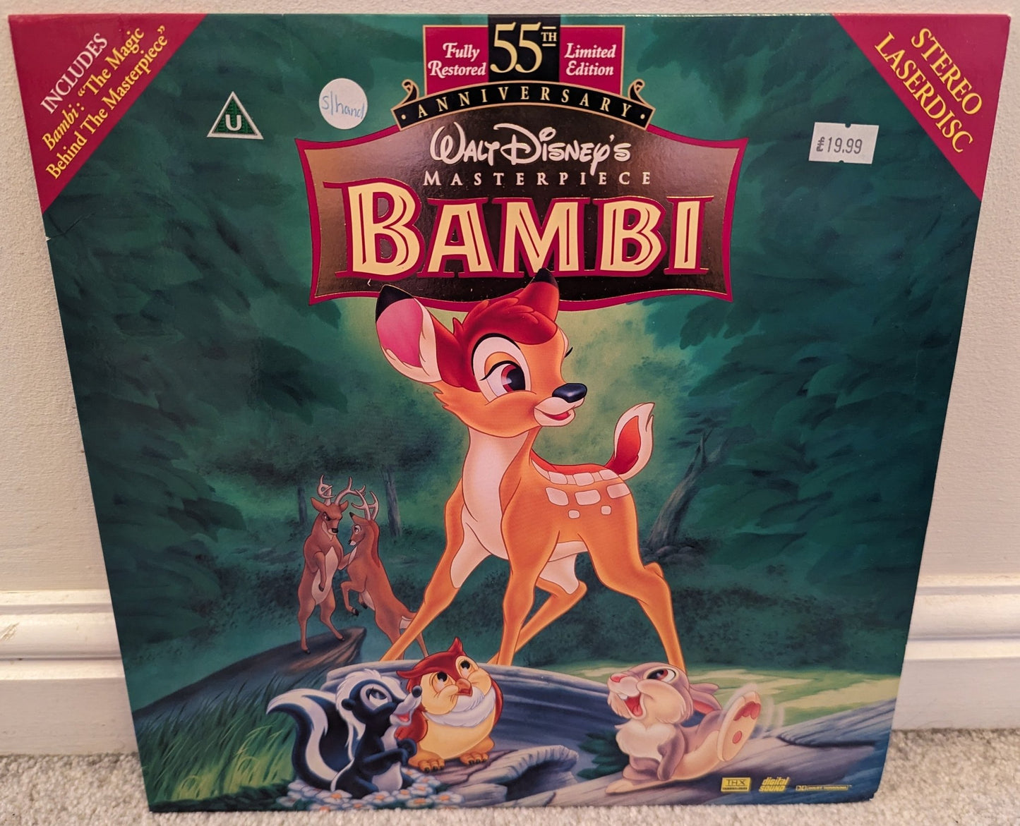 Bambi (1942) Laserdisc NTSC - Flippin Retro Video Shop