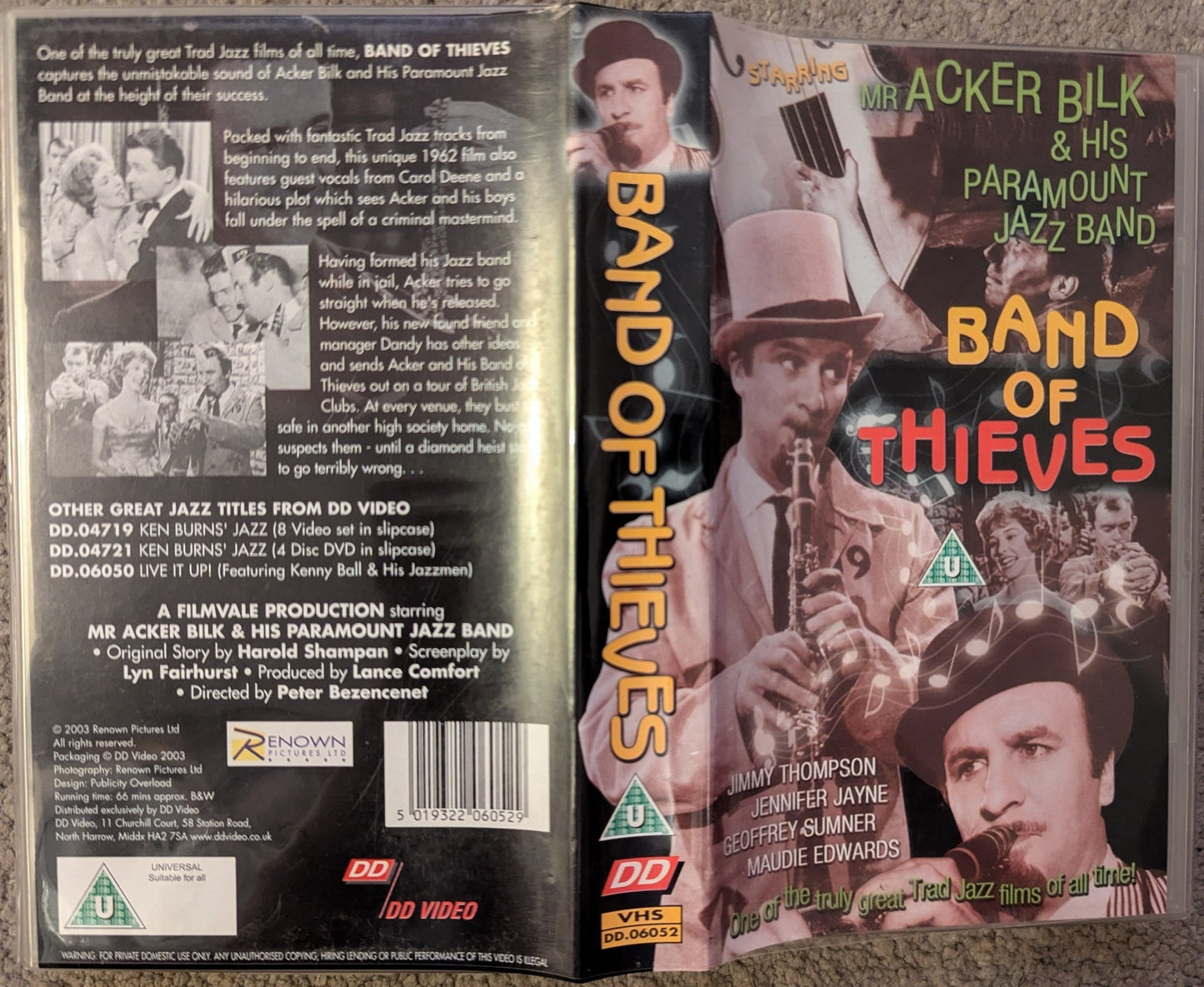 Band Of Thieves (1962) VHS Video - Flippin Retro Video Shop