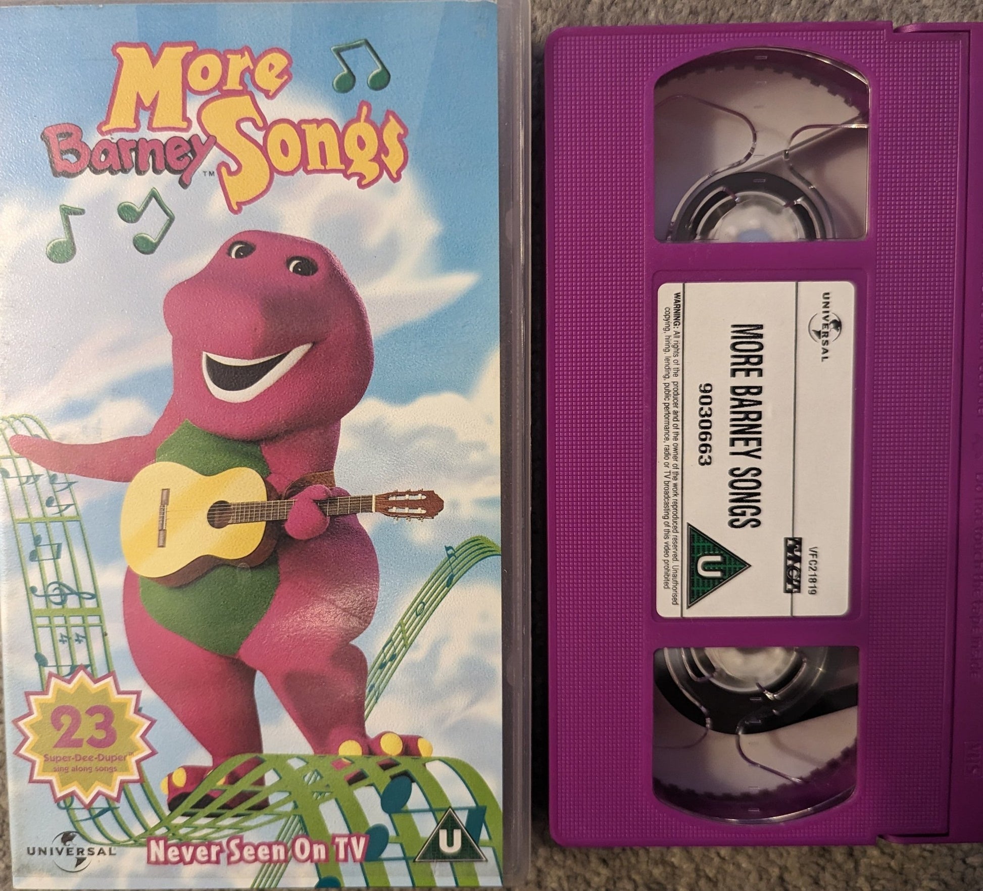 Barney More Songs VHS Video - Flippin Retro Video Shop