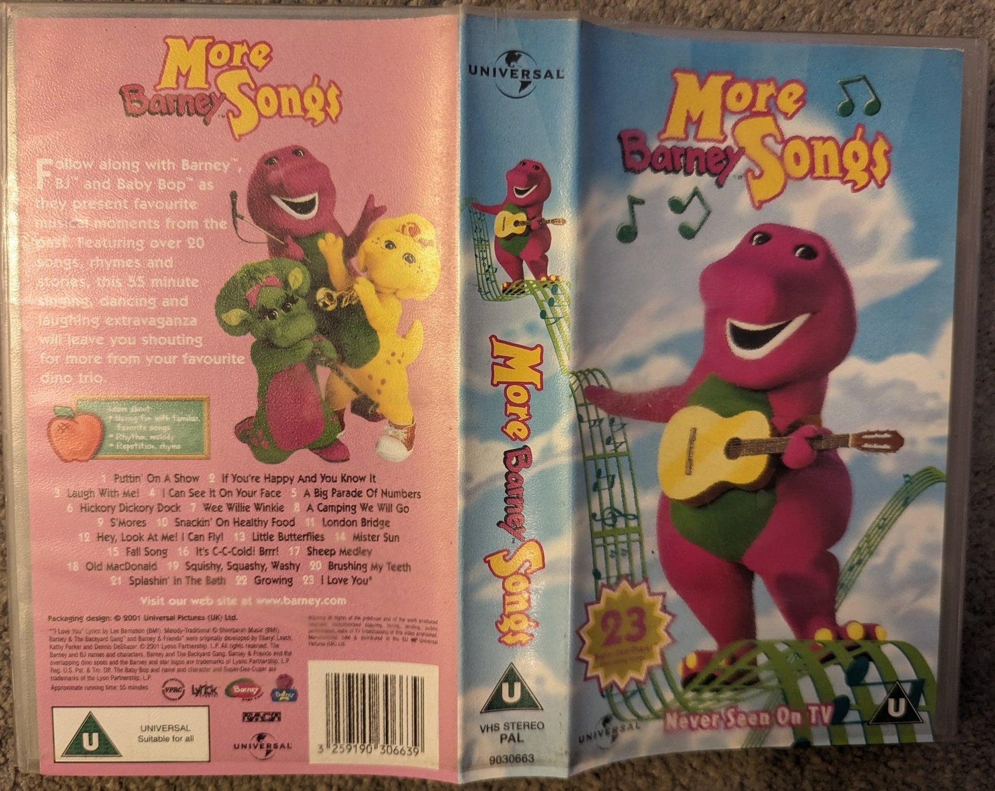 Barney More Songs VHS Video - Flippin Retro Video Shop