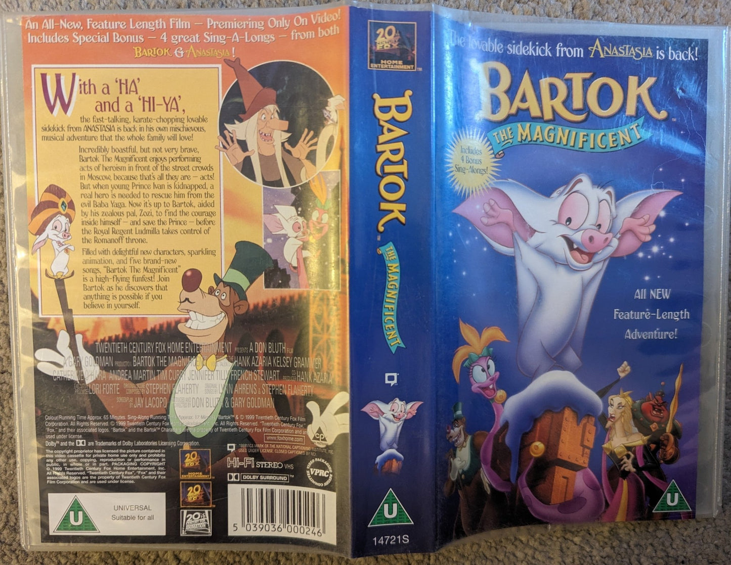 Bartok The Magnificent (1999) VHS Video - Flippin Retro Video Shop