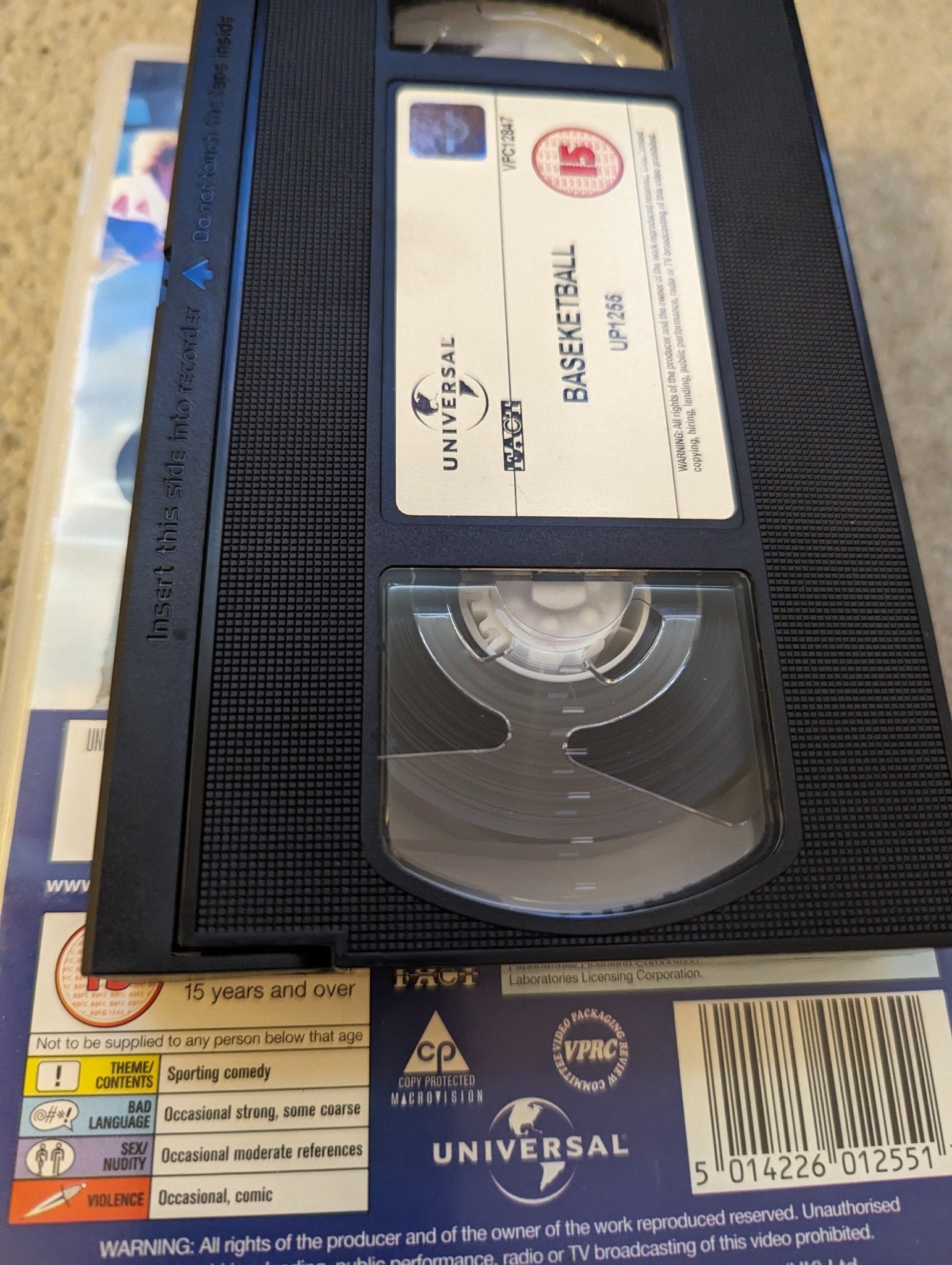 BASEketball (1998) VHS Video Ex Rental - Flippin Retro Video Shop