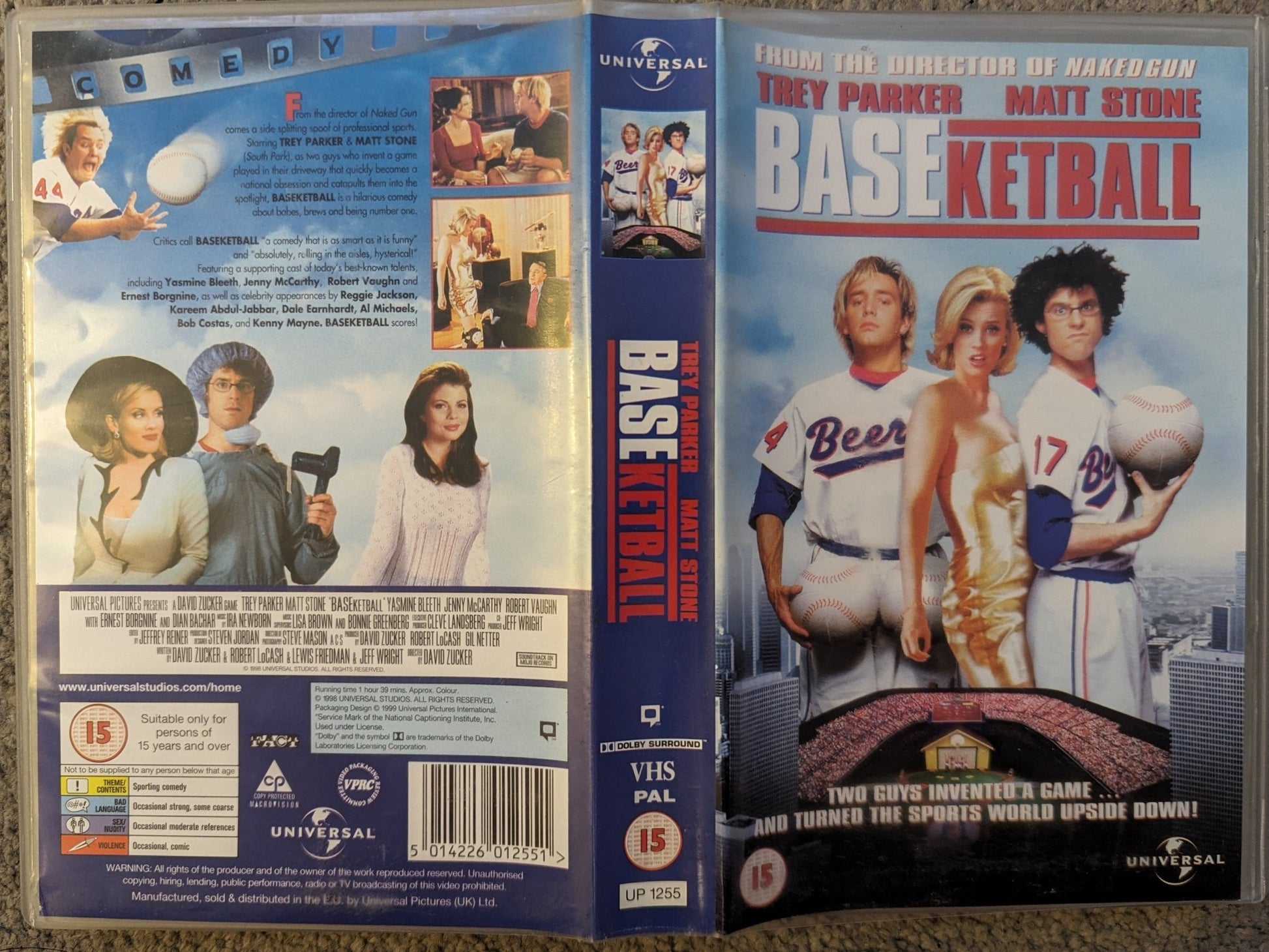 BASEketball (1998) VHS Video Ex Rental - Flippin Retro Video Shop