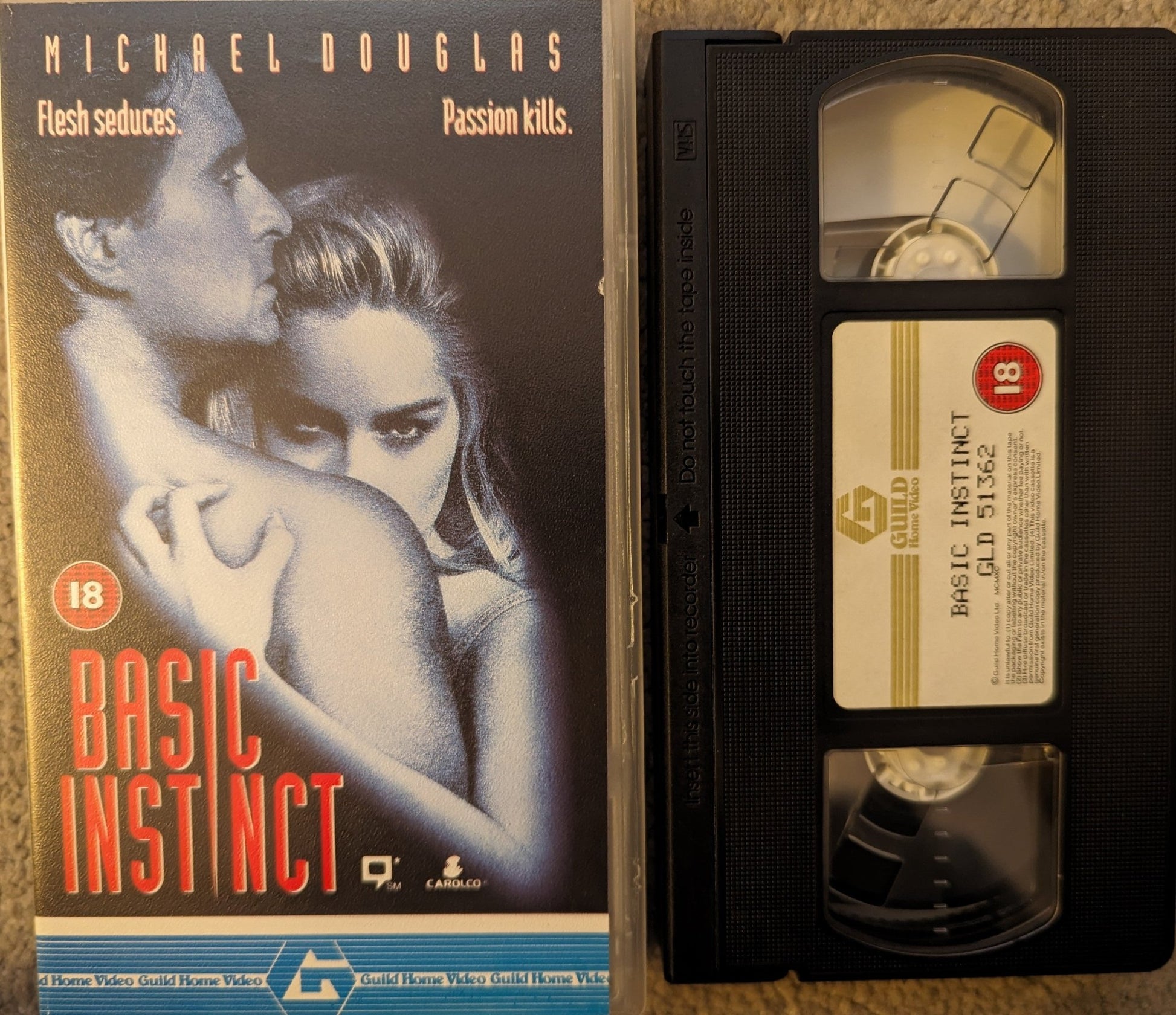 Basic Instinct (1992) VHS Video - Flippin Retro Video Shop