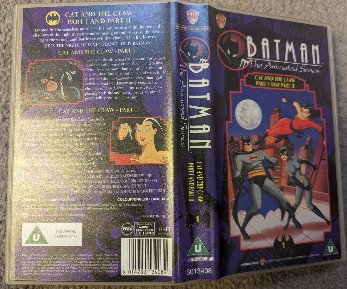 Batman Cat and the Claw Part 2 VHS Video - Flippin Retro Video Shop