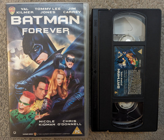 Batman Forever (1995) VHS Video - Flippin Retro Video Shop